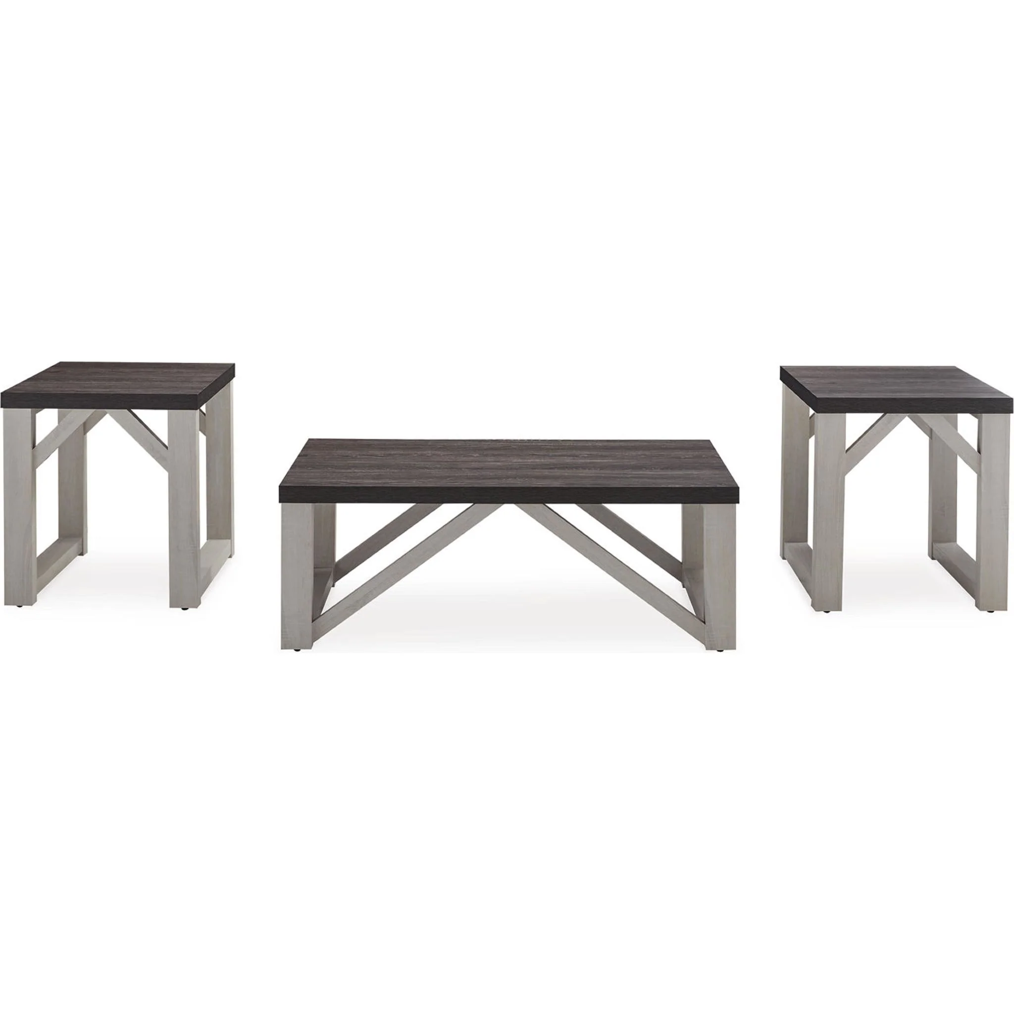 Dorrinson 3 Pack Tables - Antique White - Image 4