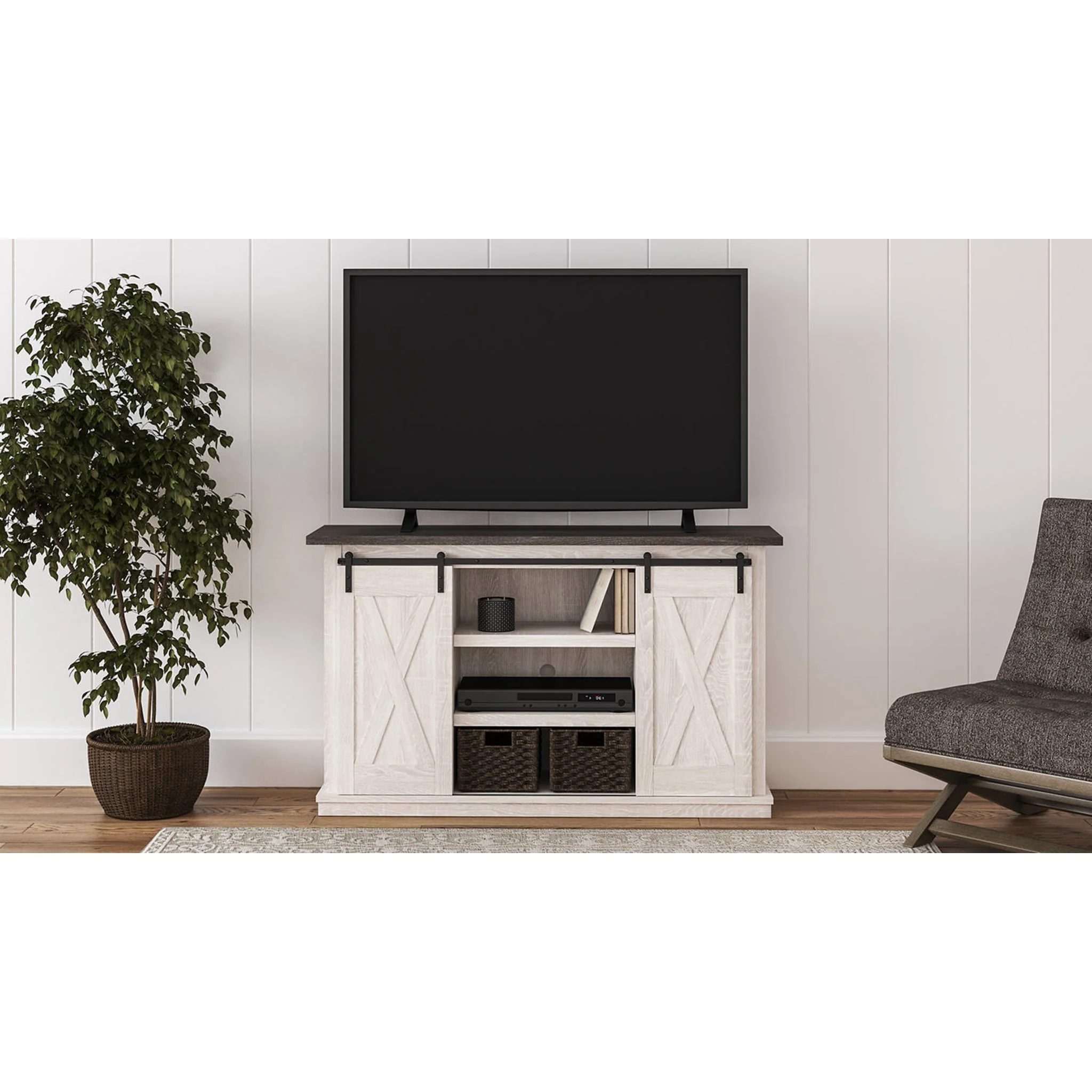 Dorrinson TV Stand - Two-tone - Image 2