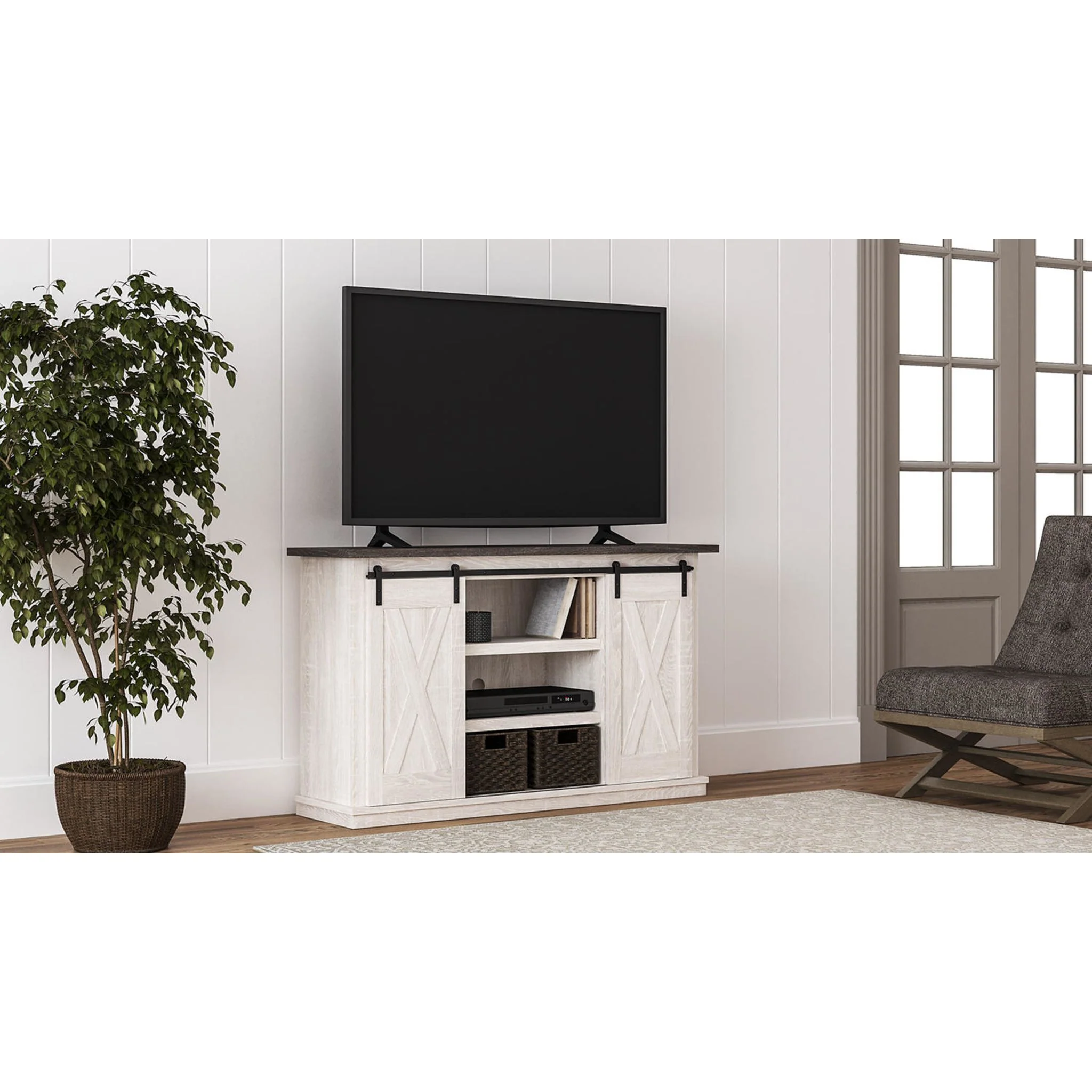 Dorrinson TV Stand - Two-tone - Image 20