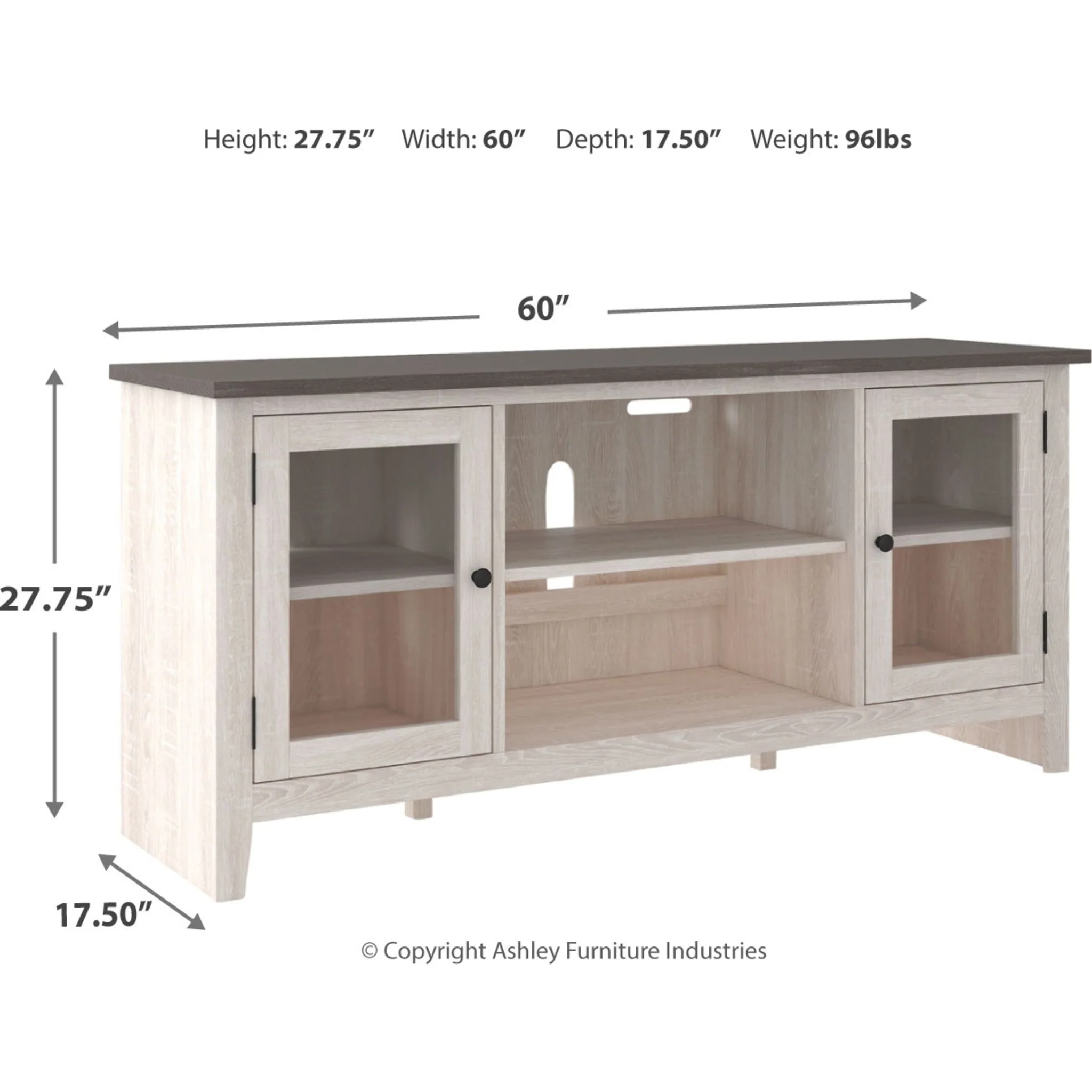 Dorrinson TV Stand - Two-tone - Image 9