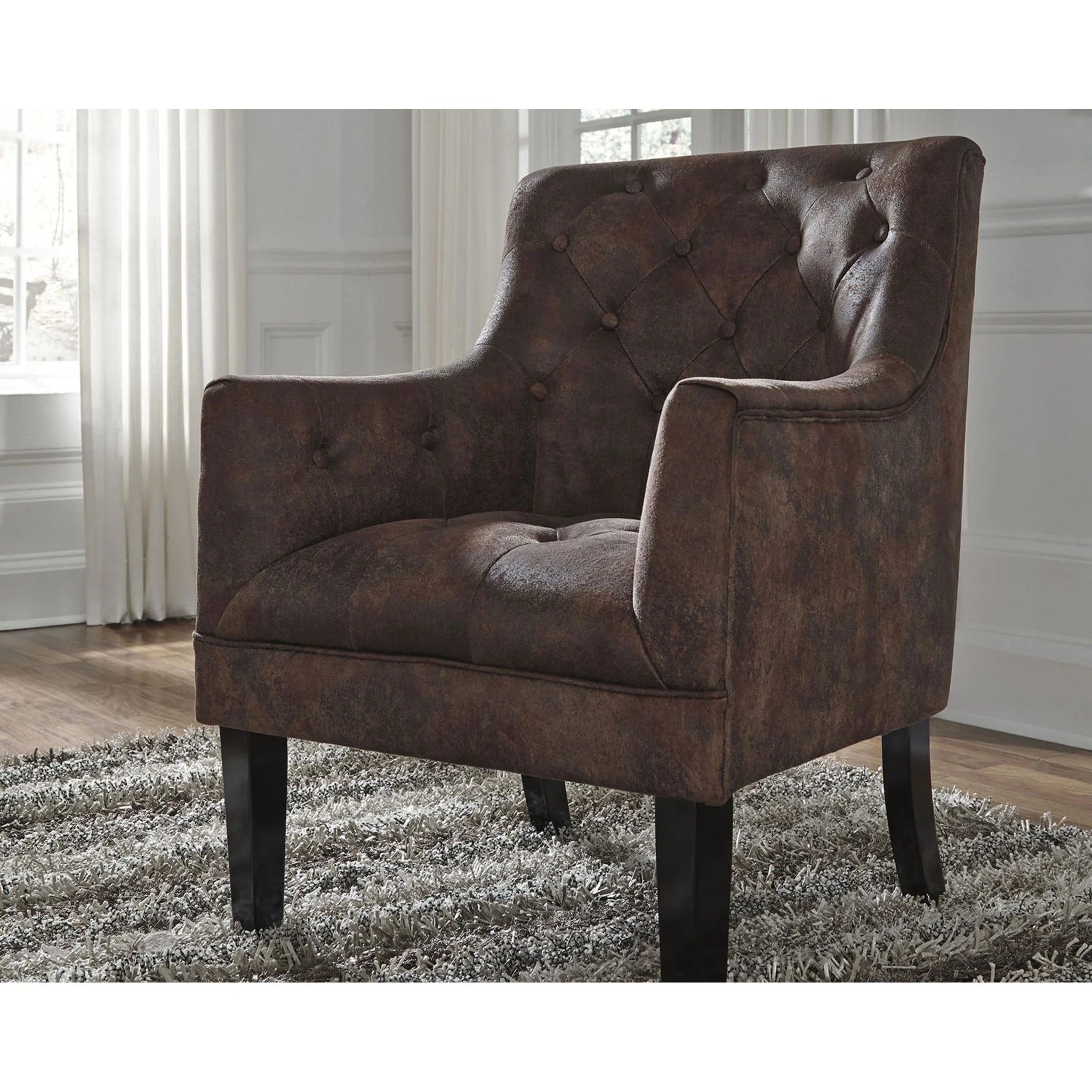 Drakelle Accent Chair - Mahogany - Image 4