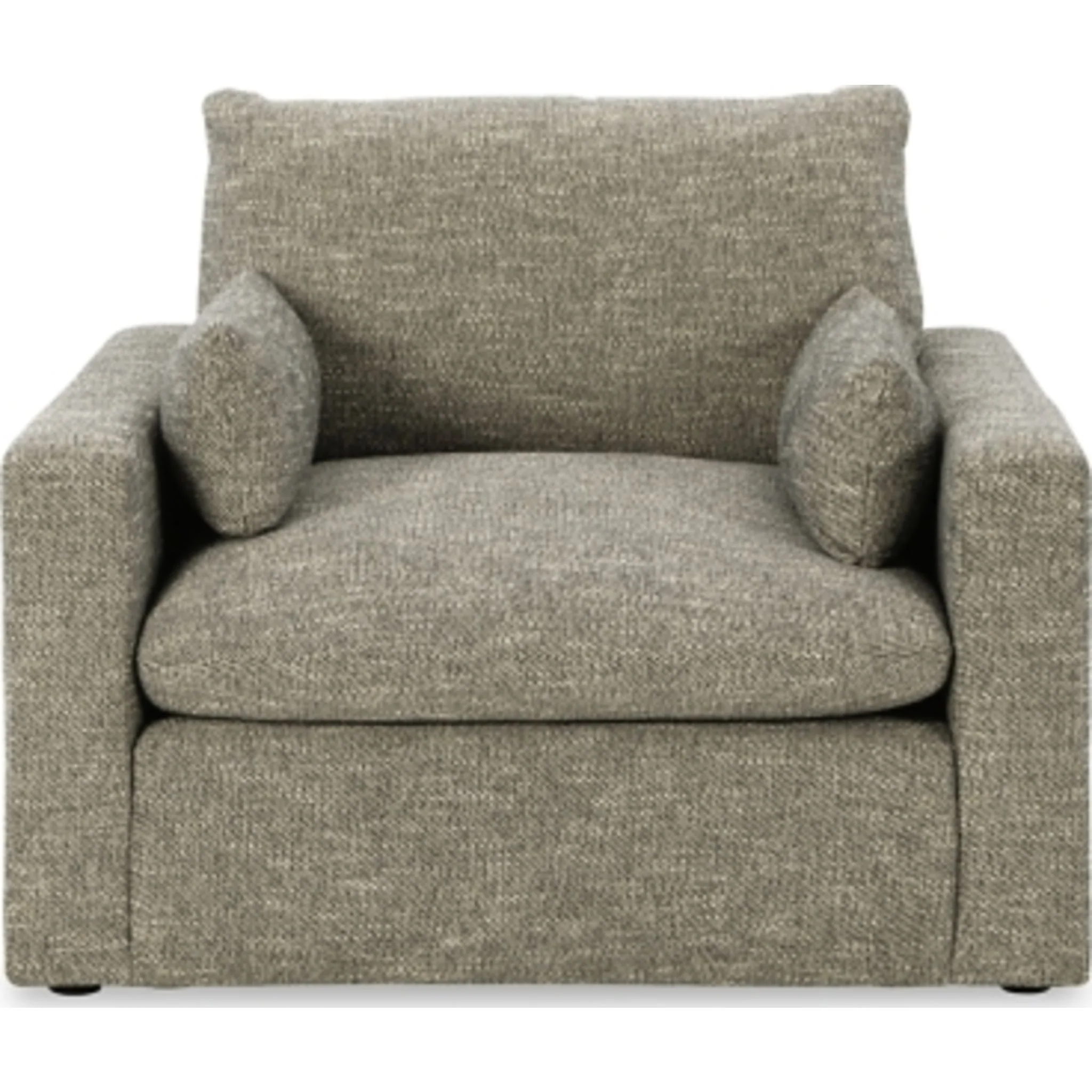 Dramatic Chair and a Half - Granite - Image 5