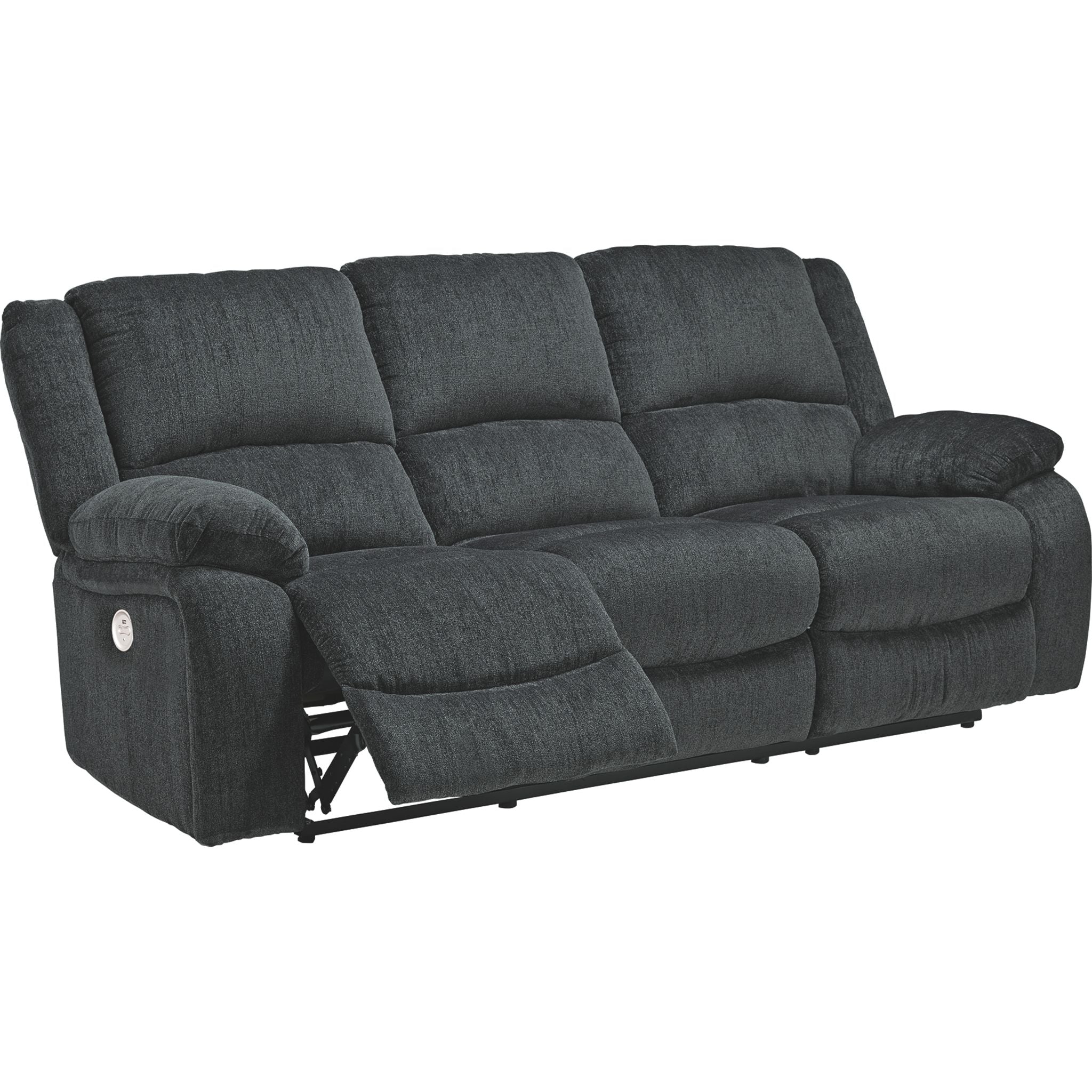 Draycoll Power Reclining Sofa - Slate - Image 3