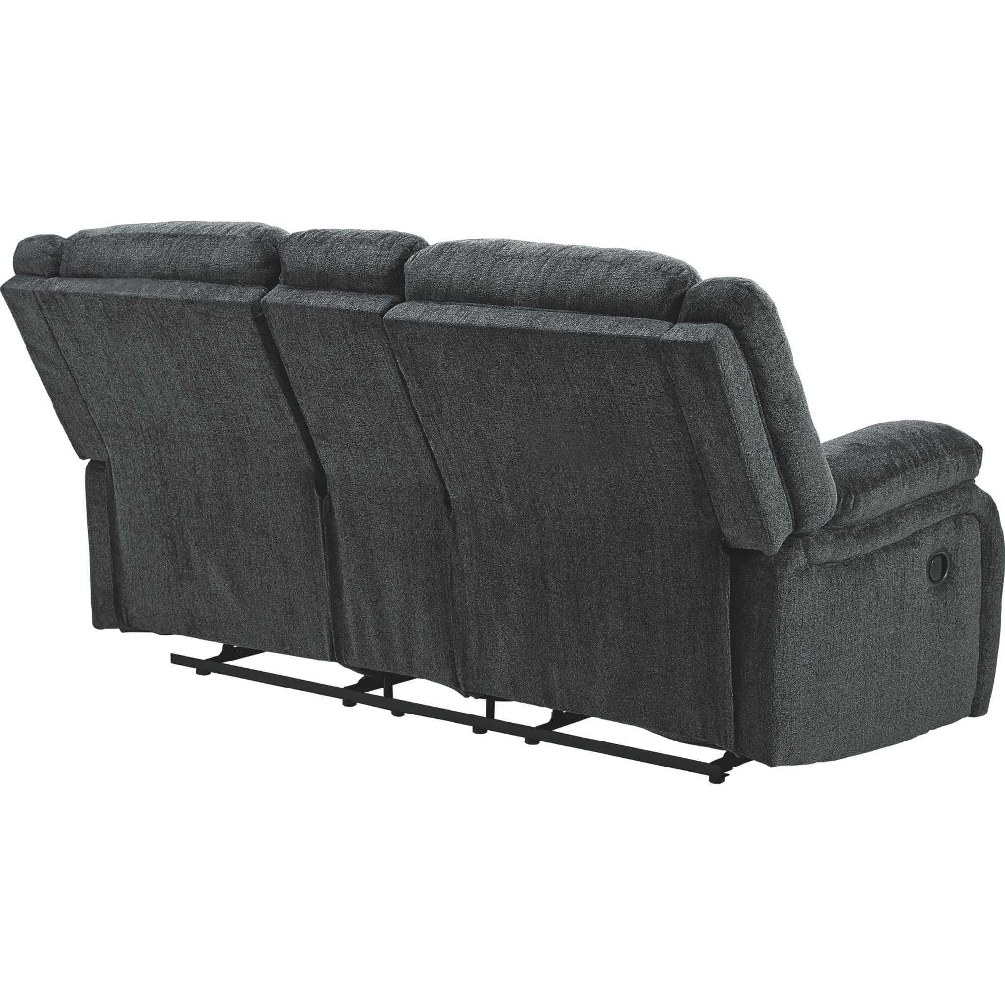 Draycoll Reclining Loveseat with Console - Slate - Image 5