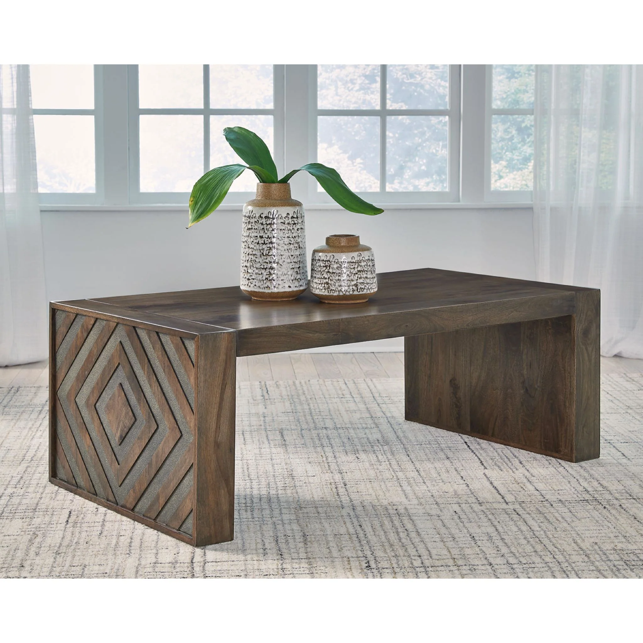 Dreggan Coffee Table - Brown - Image 2