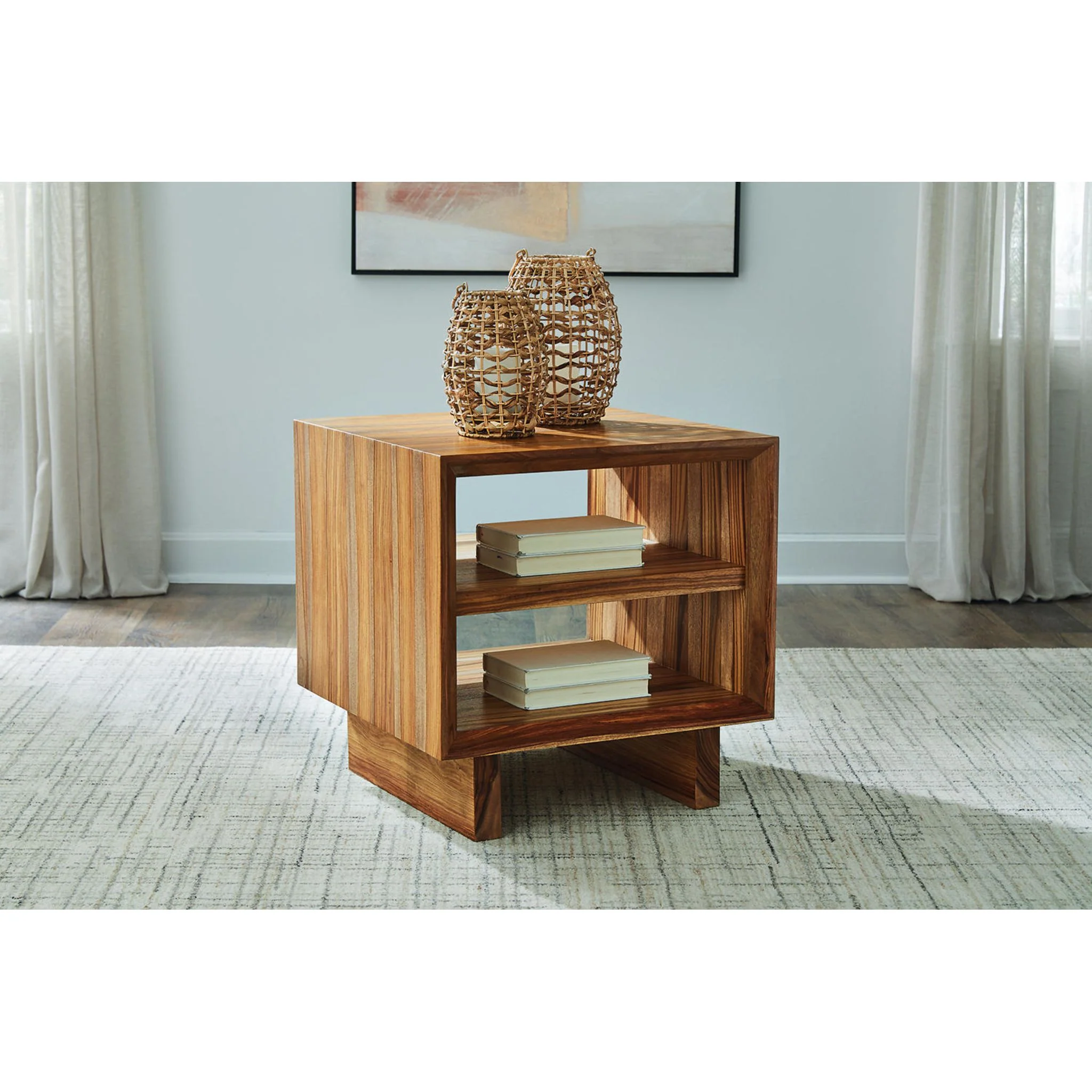 Dressonni End Table - Brown - Image 2