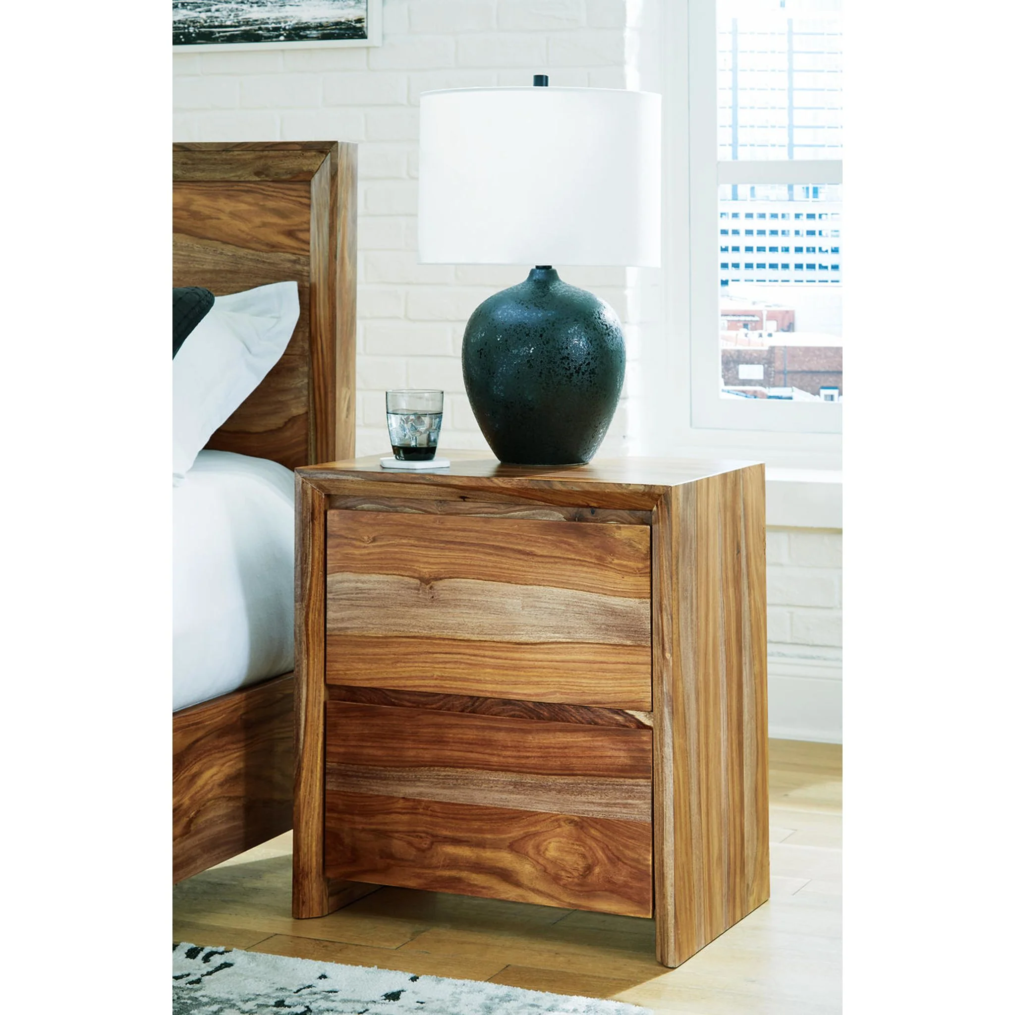Dressonni Nightstand - Brown - Image 8
