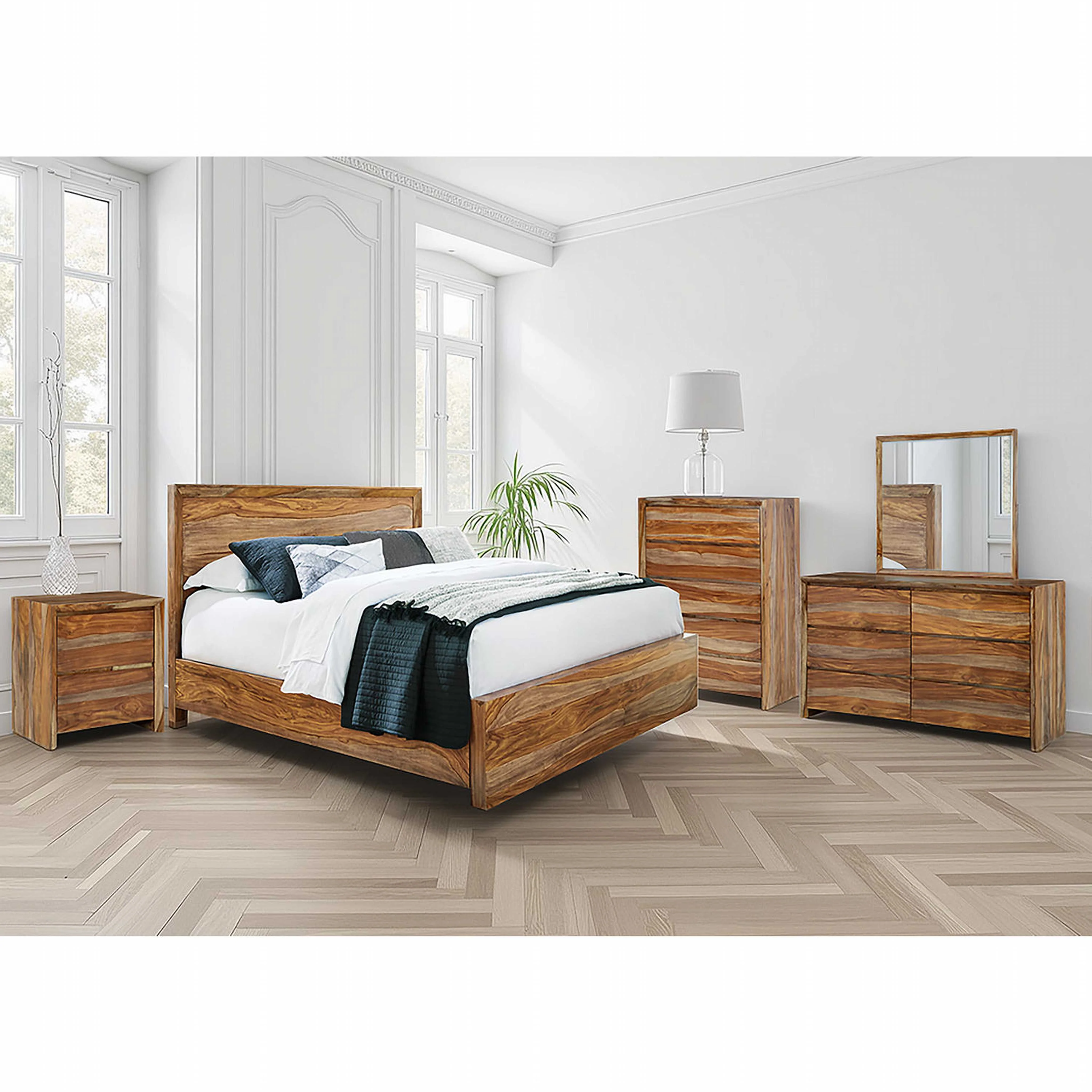 Dressonni Panel Bed - Brown - Image 6