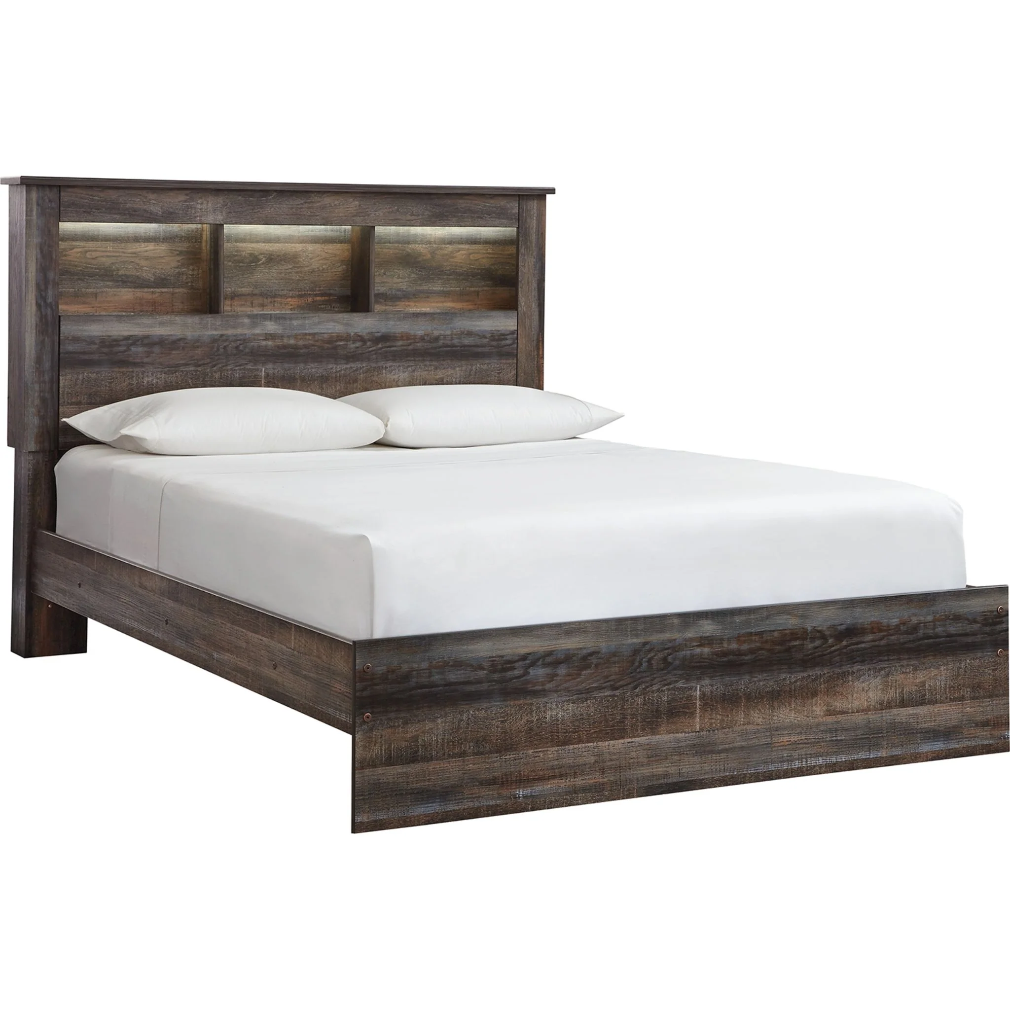 Drystan 5 Piece Bookcase Bedroom - Multi - Image 4