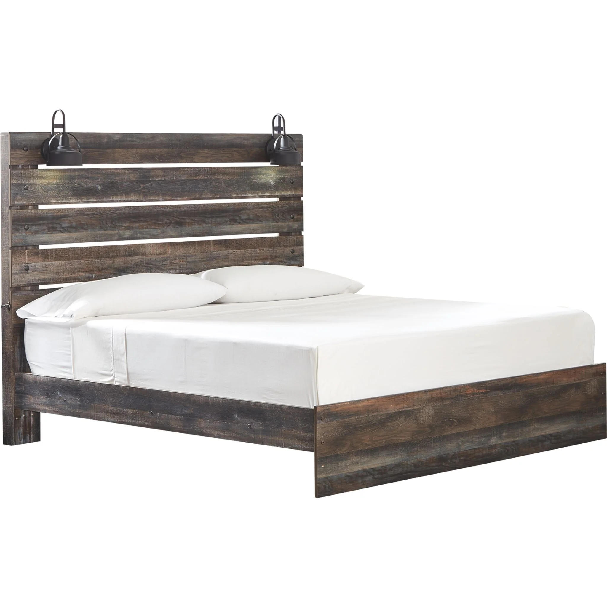 Drystan 5 Piece King Panel Bedroom - Multi - Image 3