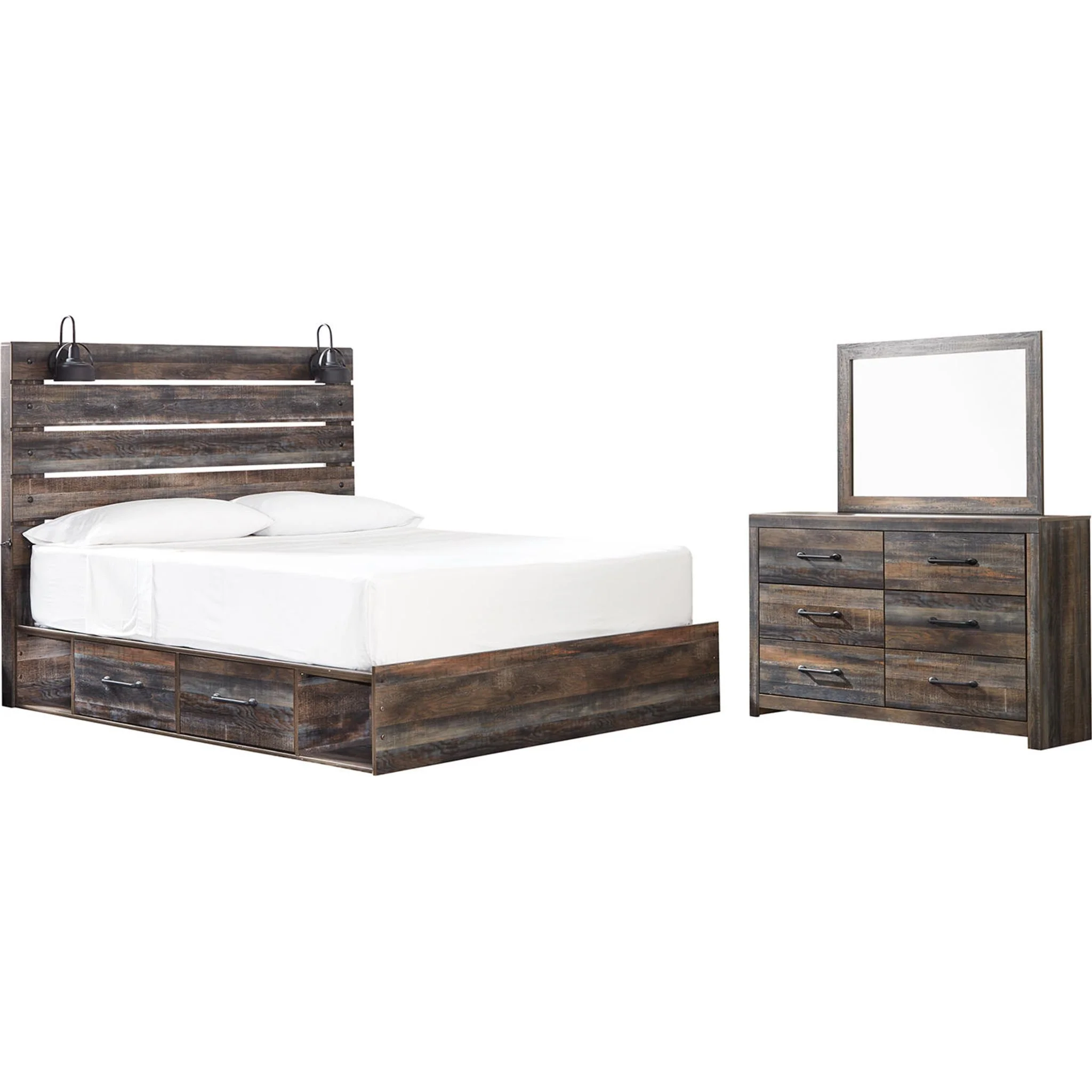 Drystan 5 Piece King Storage Bedroom - Multi - Image 7
