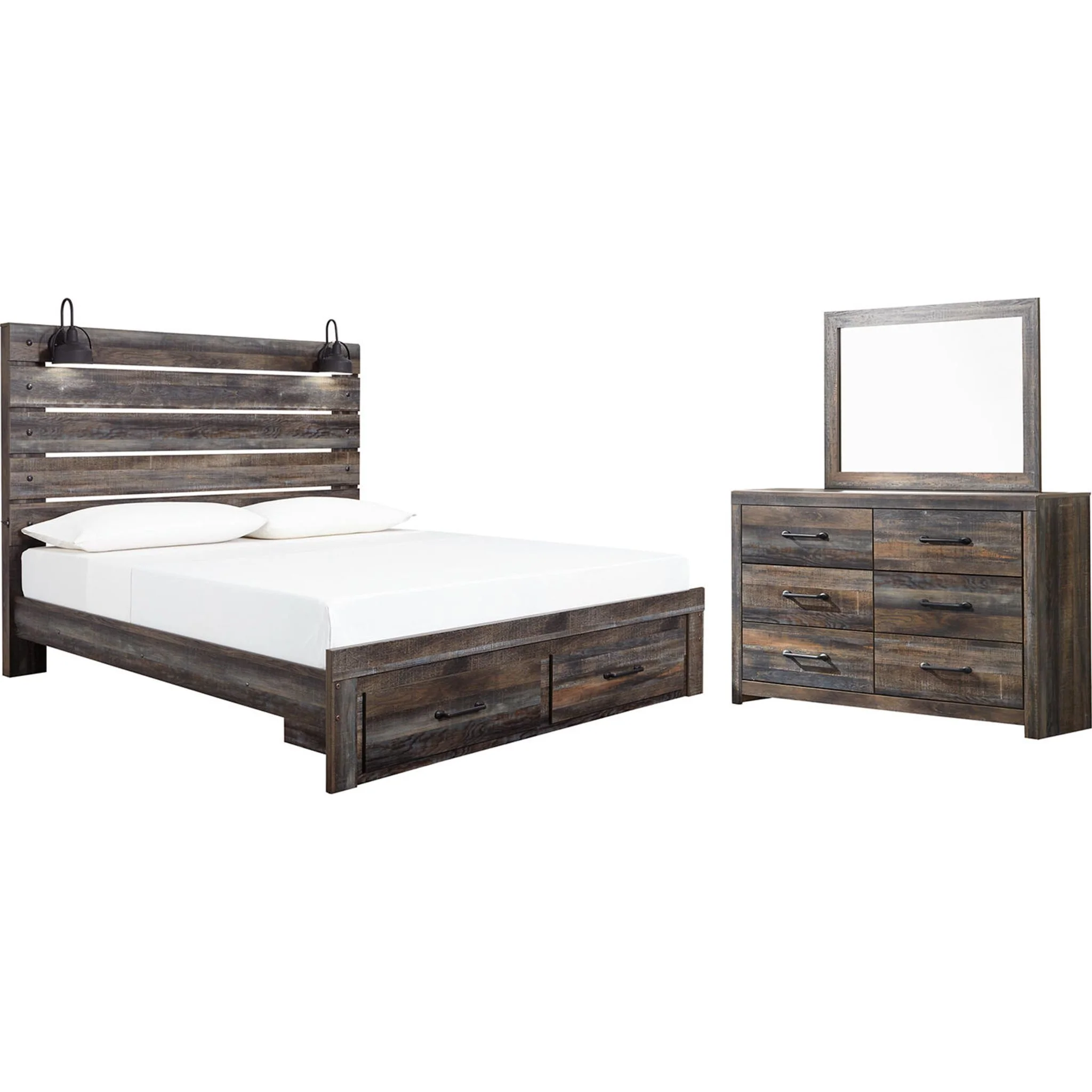 Drystan 5 Piece King Storage Bedroom - Multi - Image 7