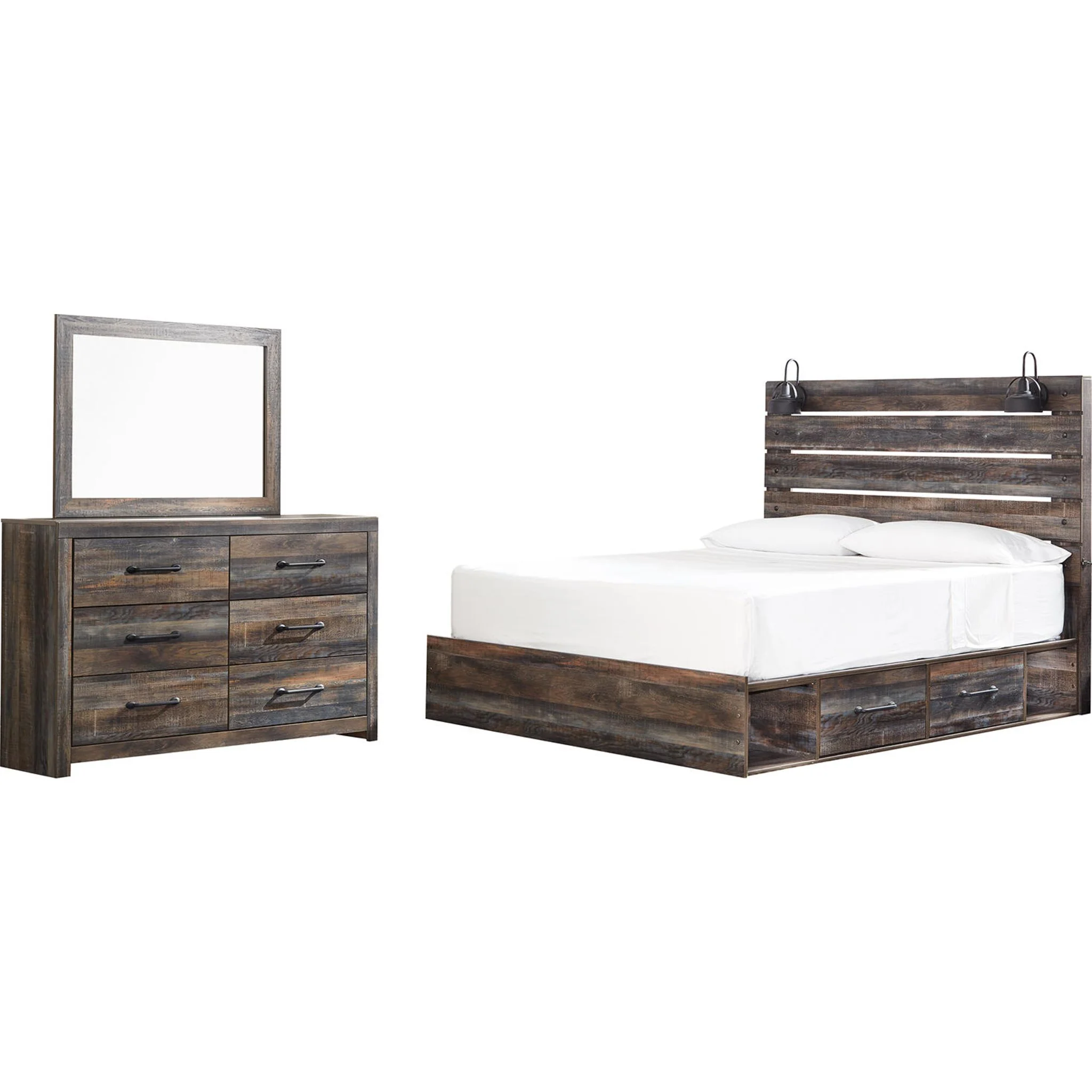Drystan 5 Piece King Storage Bedroom - Multi - Image 14