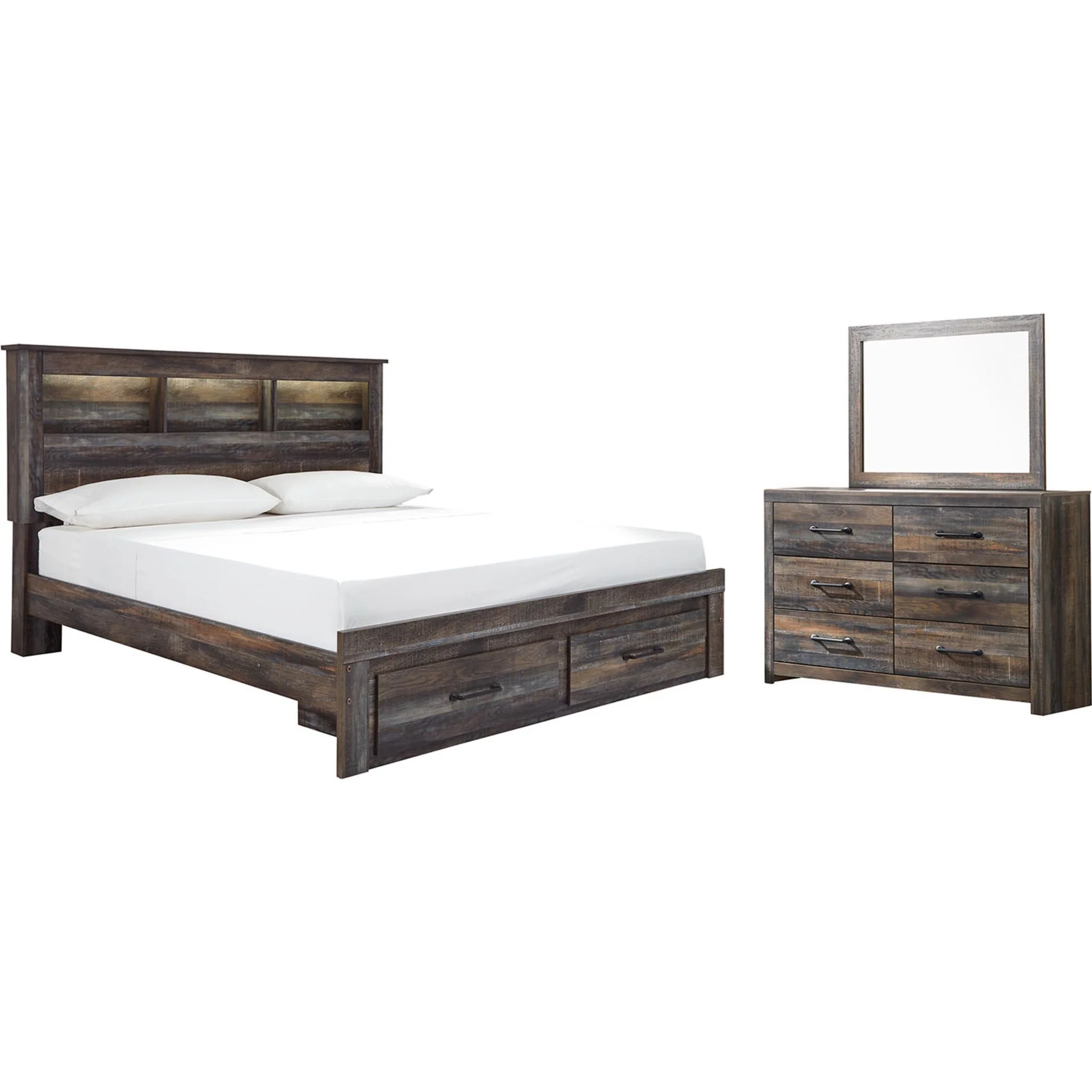 Drystan 5 Piece King Storage Bedroom - Multi - Image 7