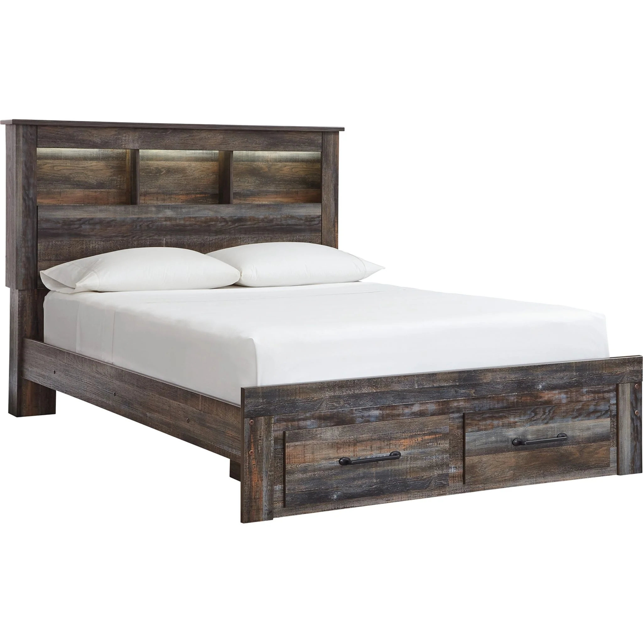 Drystan 5 Piece Queen Storage Bedroom - Multi - Image 3