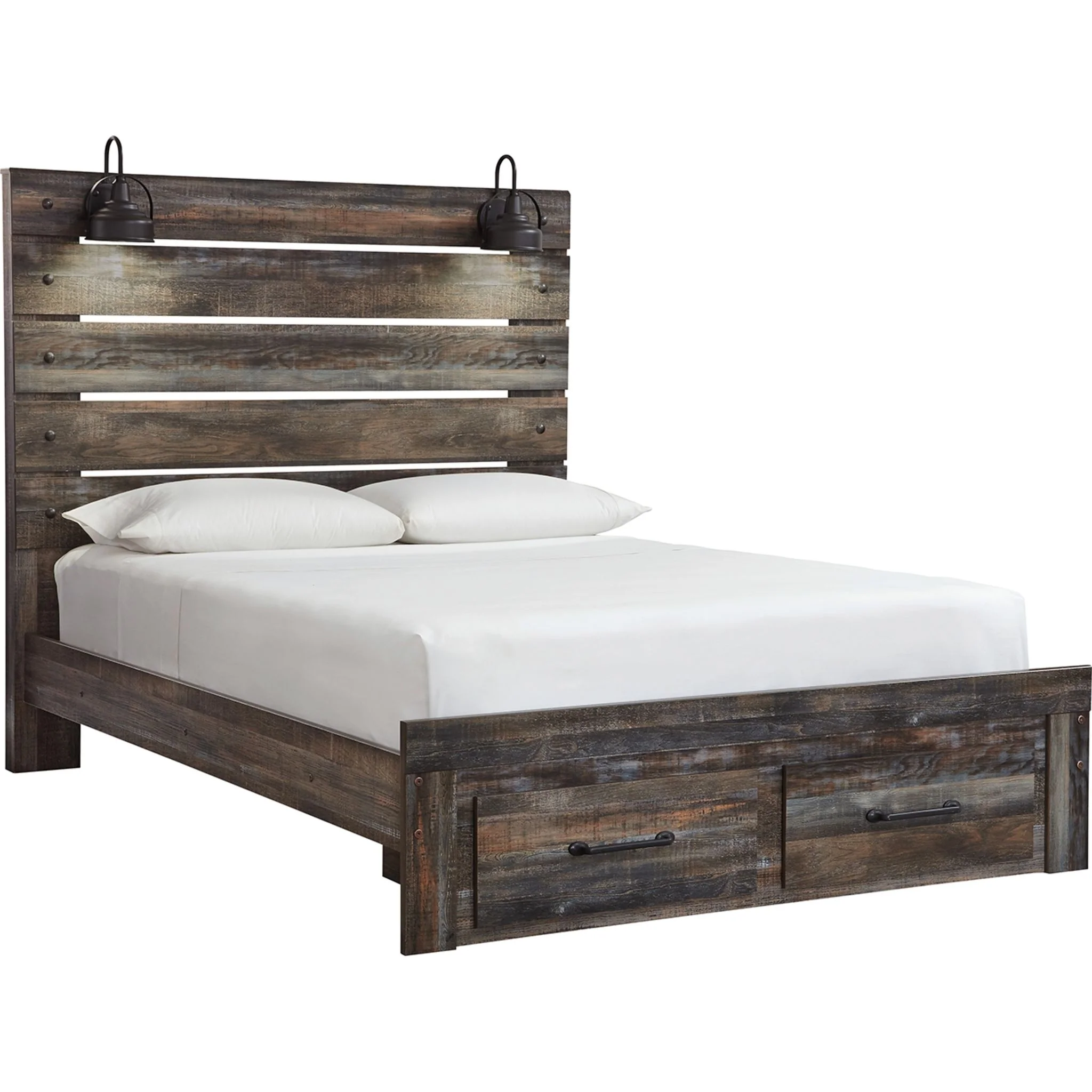 Drystan 5 Piece Queen Storage Bedroom - Multi - Image 3
