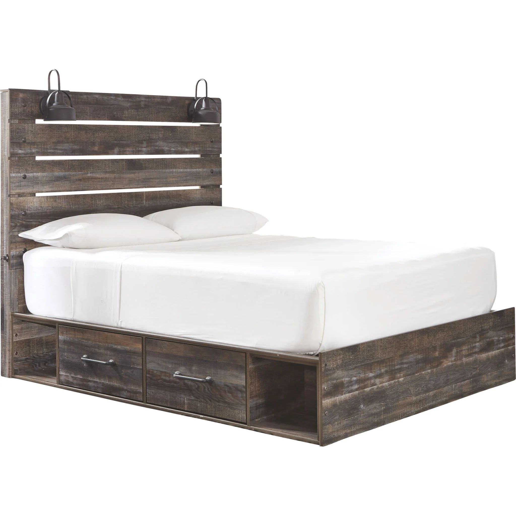 Drystan 5 Piece Queen Storage Bedroom - Multi - Image 4