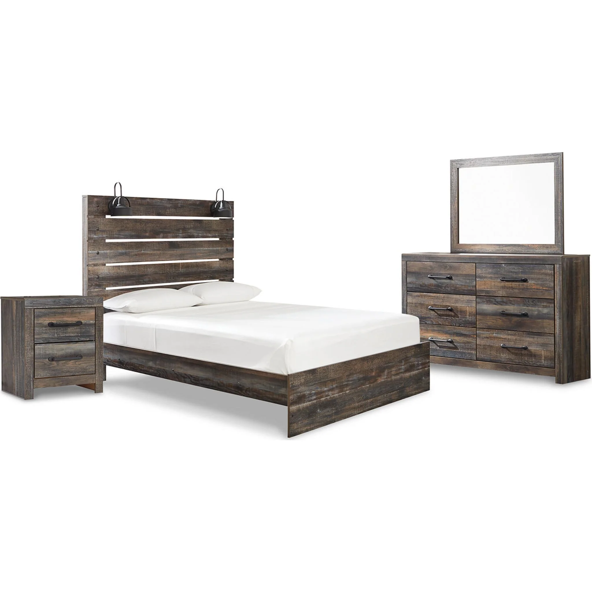 Drystan 6 Piece Queen Panel Bedroom - Multi - Image 11