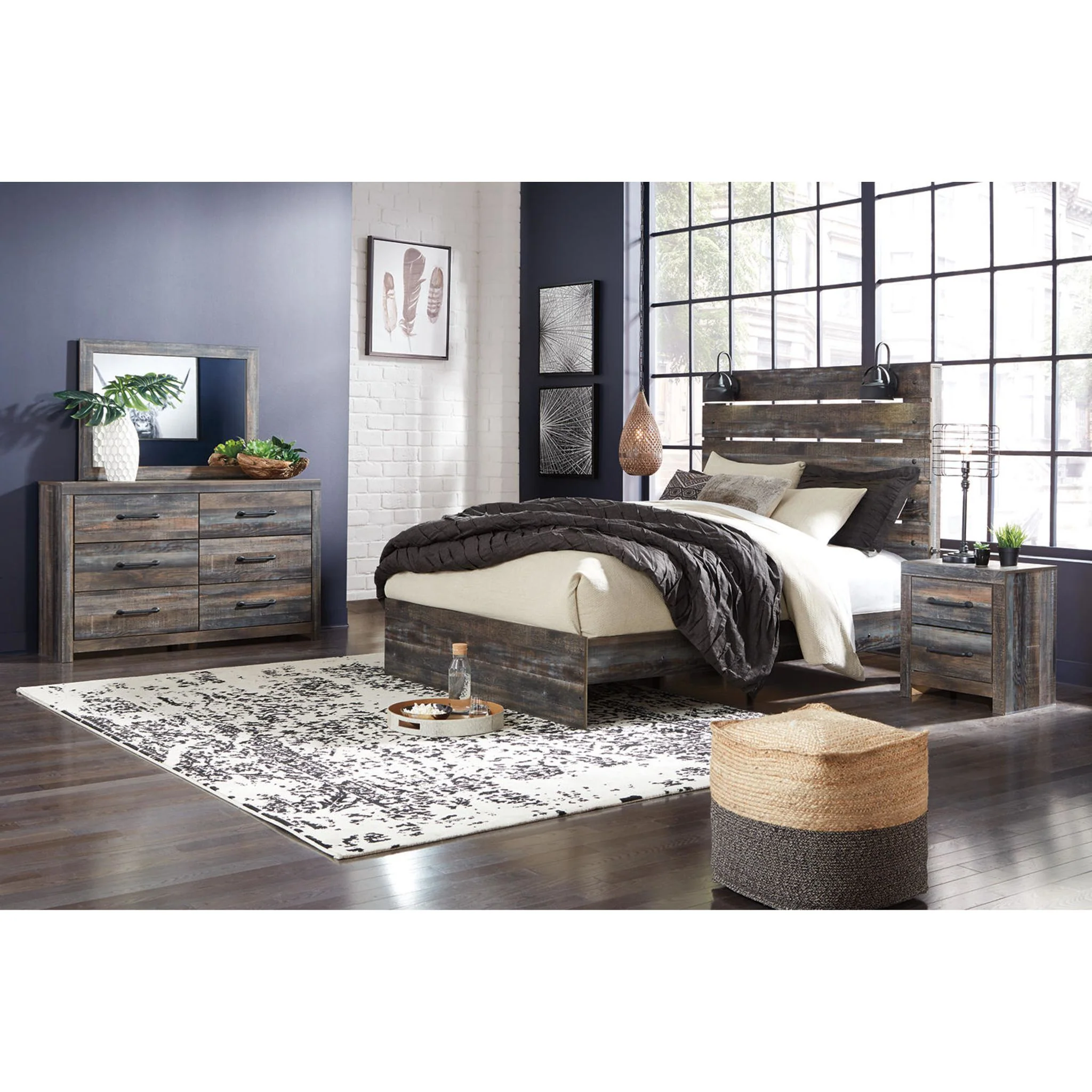 Drystan 6 Piece Queen Panel Bedroom - Multi - Image 20