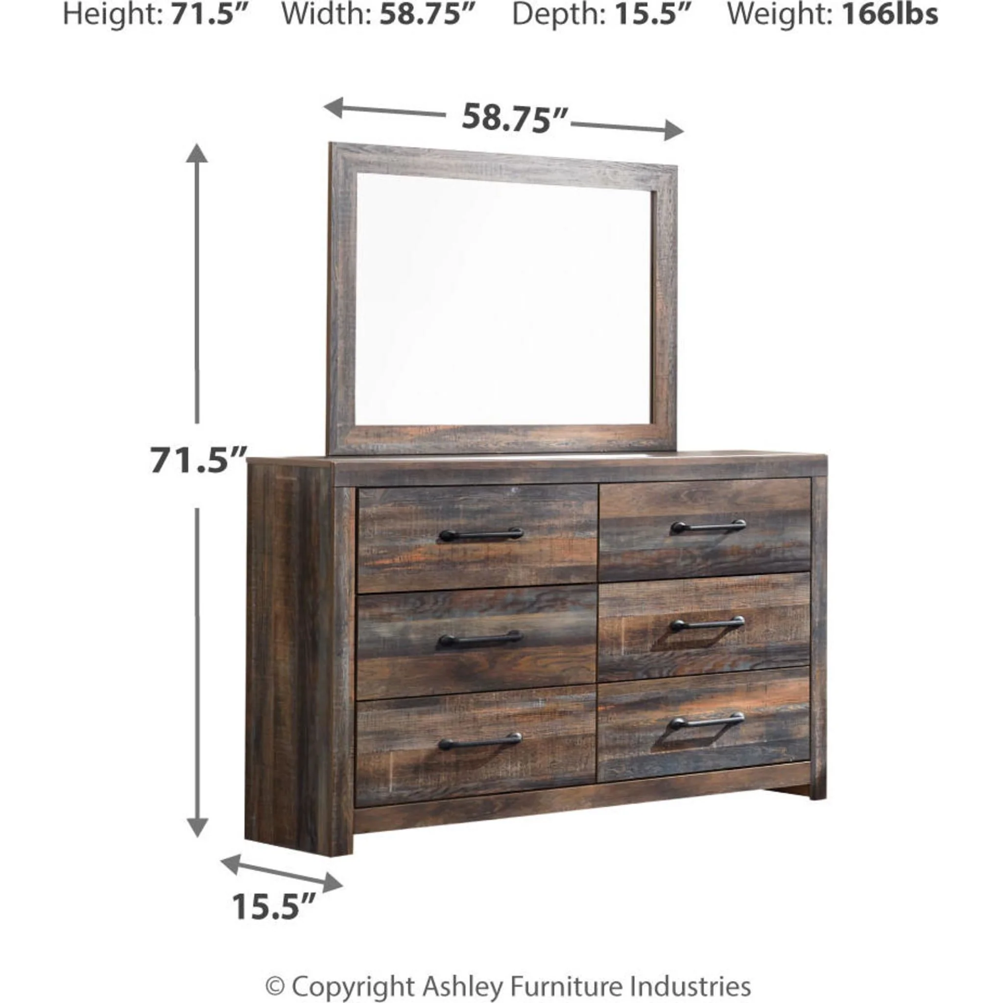 Drystan 6 Piece Queen Panel Bedroom - Multi - Image 21