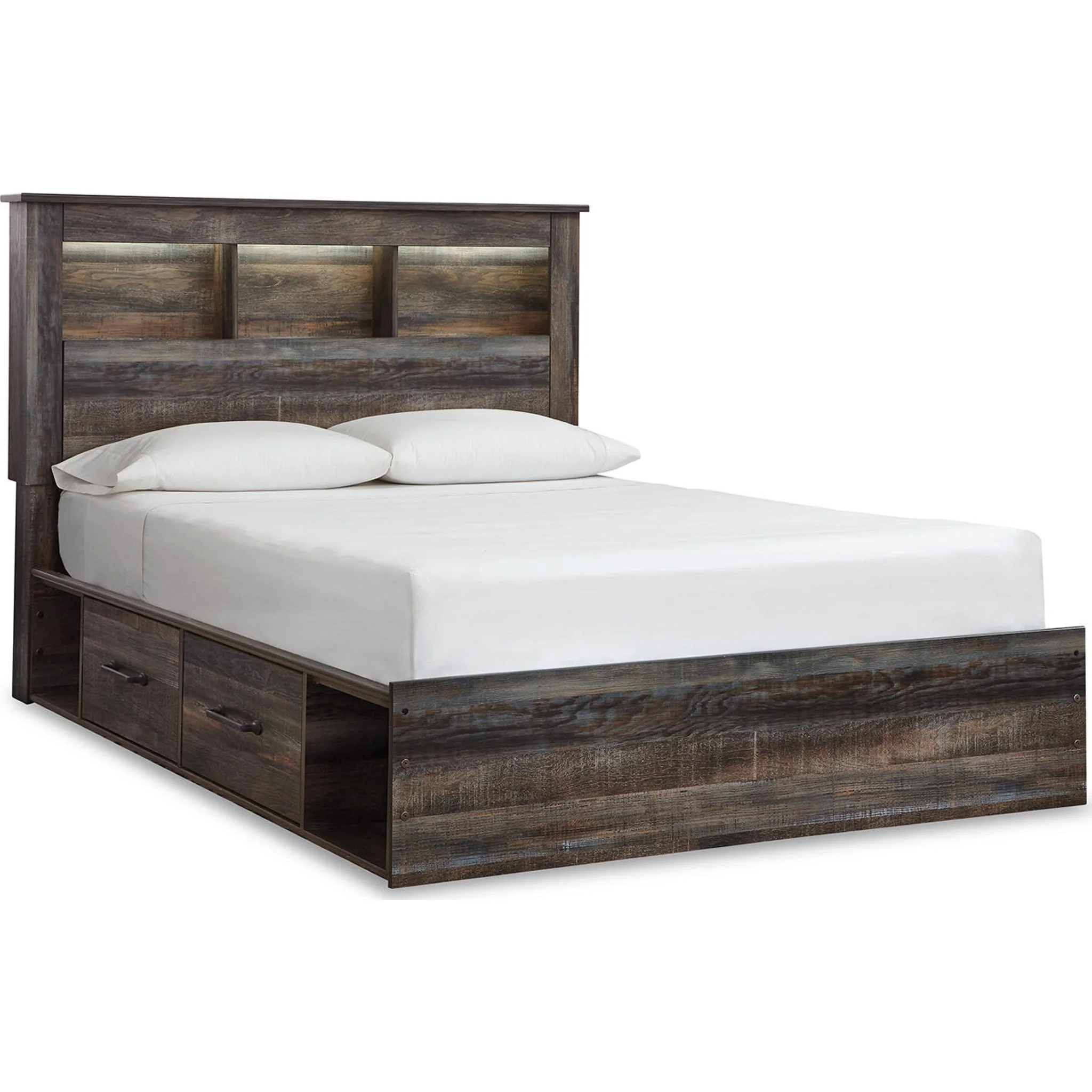 Drystan Bookcase Bed with 2 Drawer Storage - Multi - Image 8