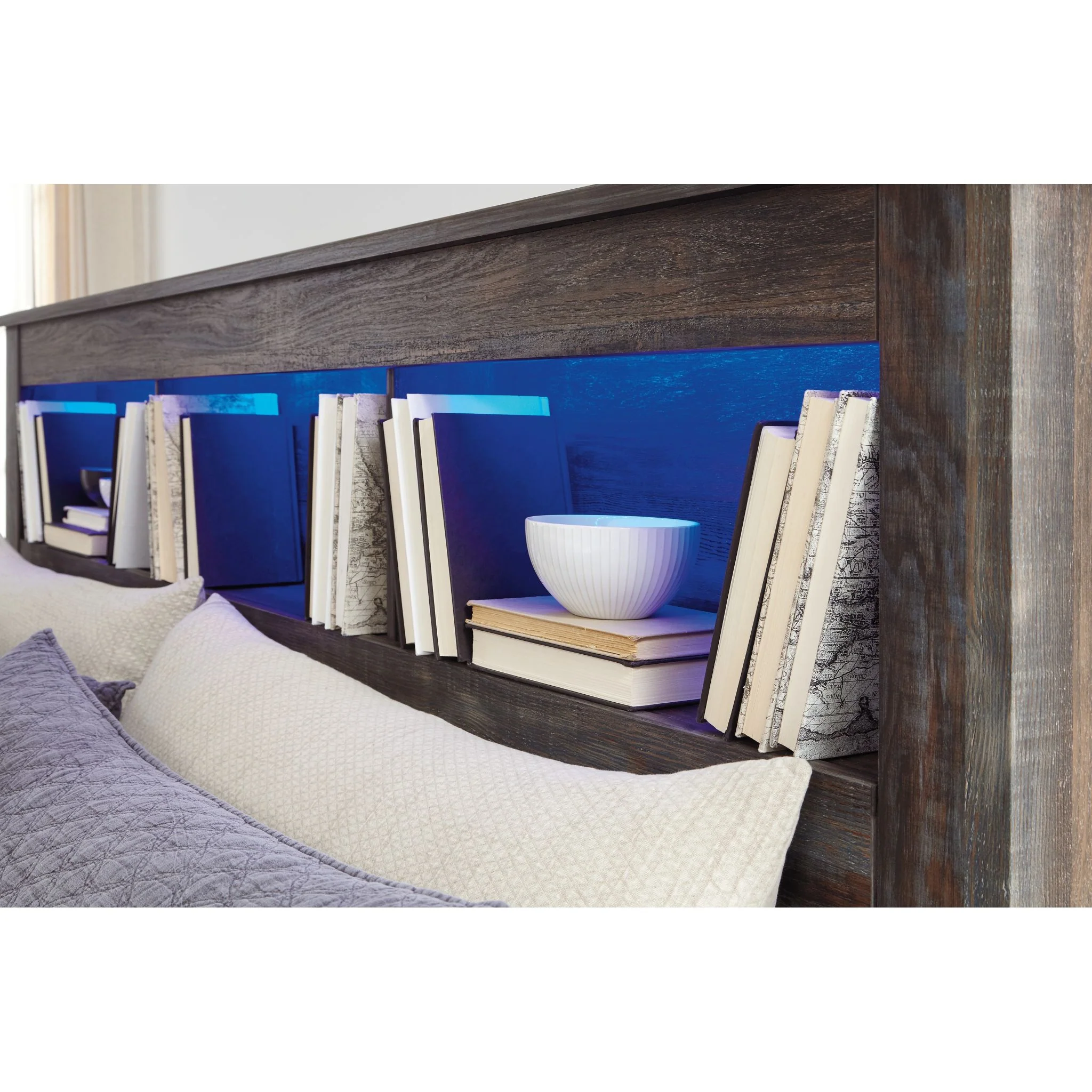 Drystan Bookcase Headboard - Multi - Image 15