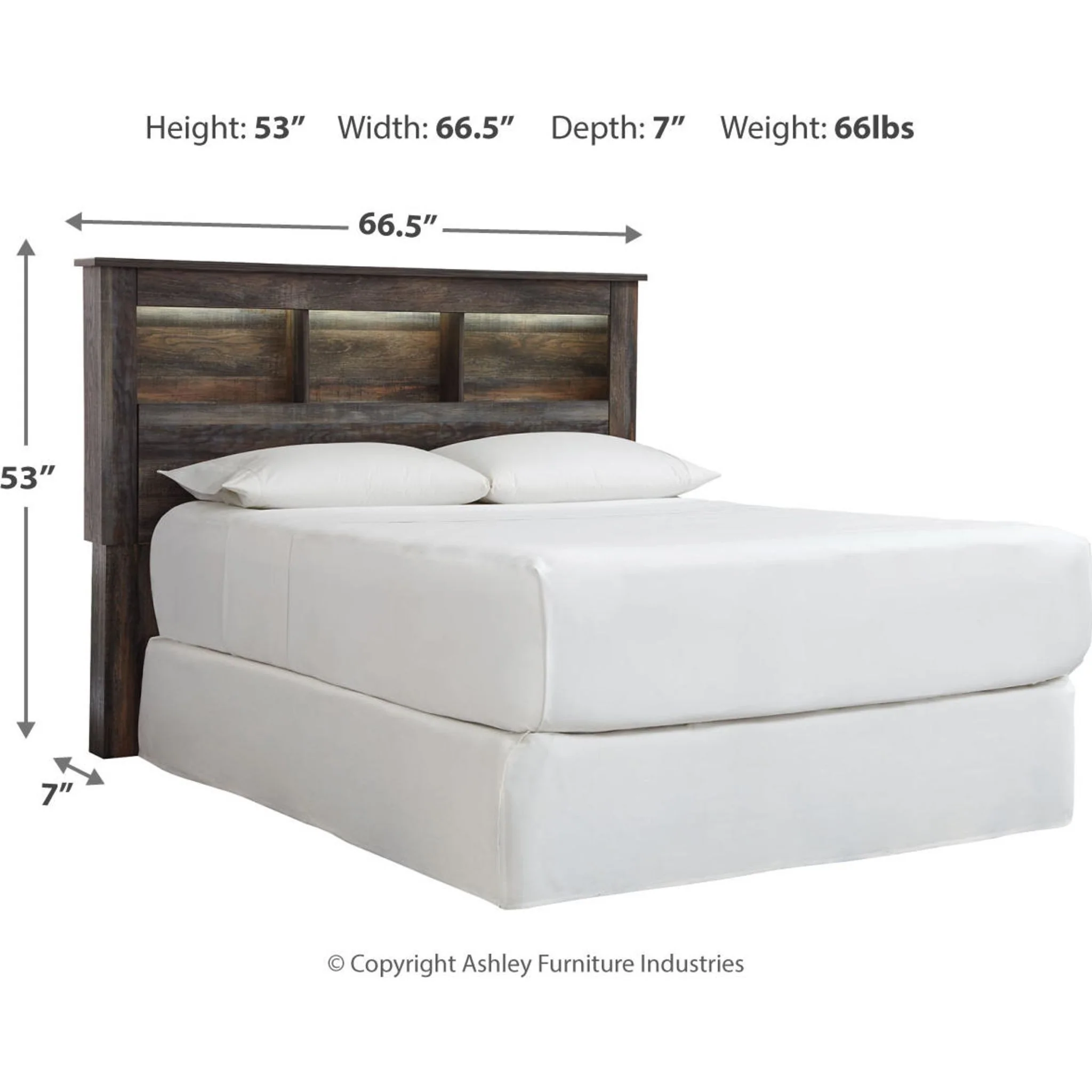 Drystan Bookcase Headboard - Multi - Image 21