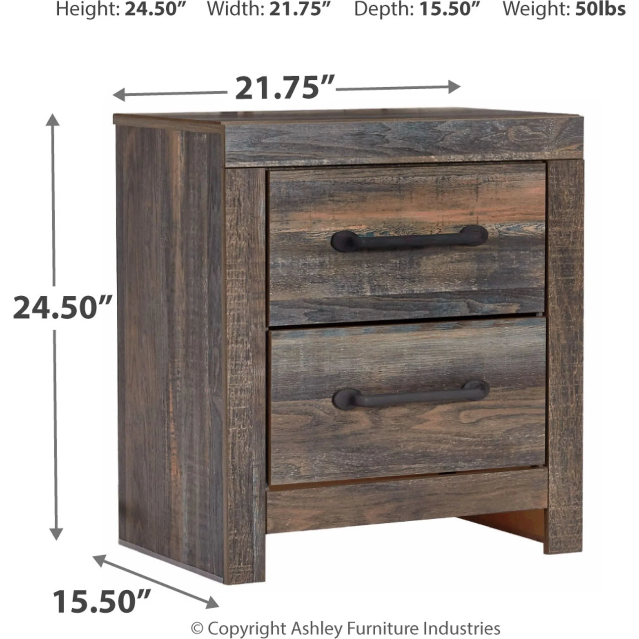 Drystan Nightstand - Multi - Image 4