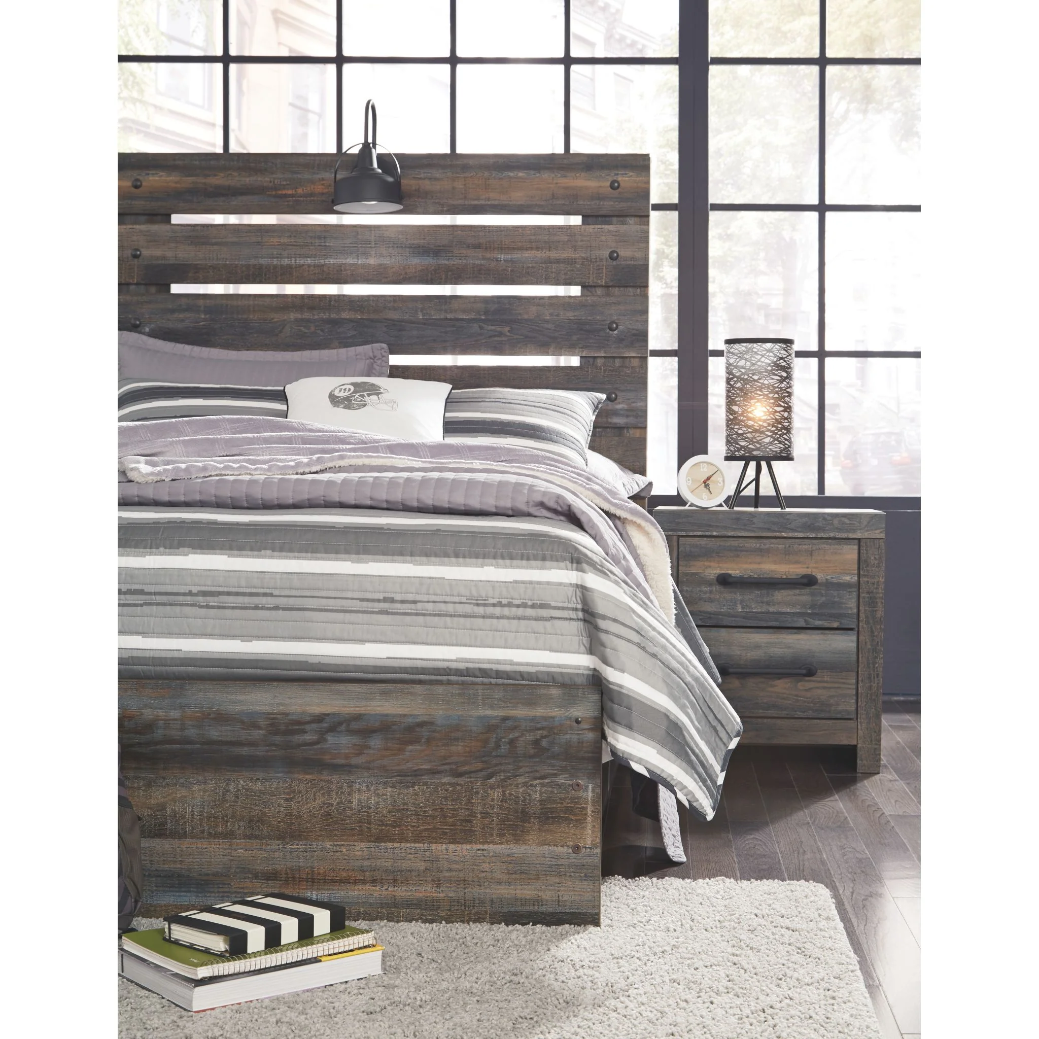 Drystan Panel Bed - Multi - Image 21