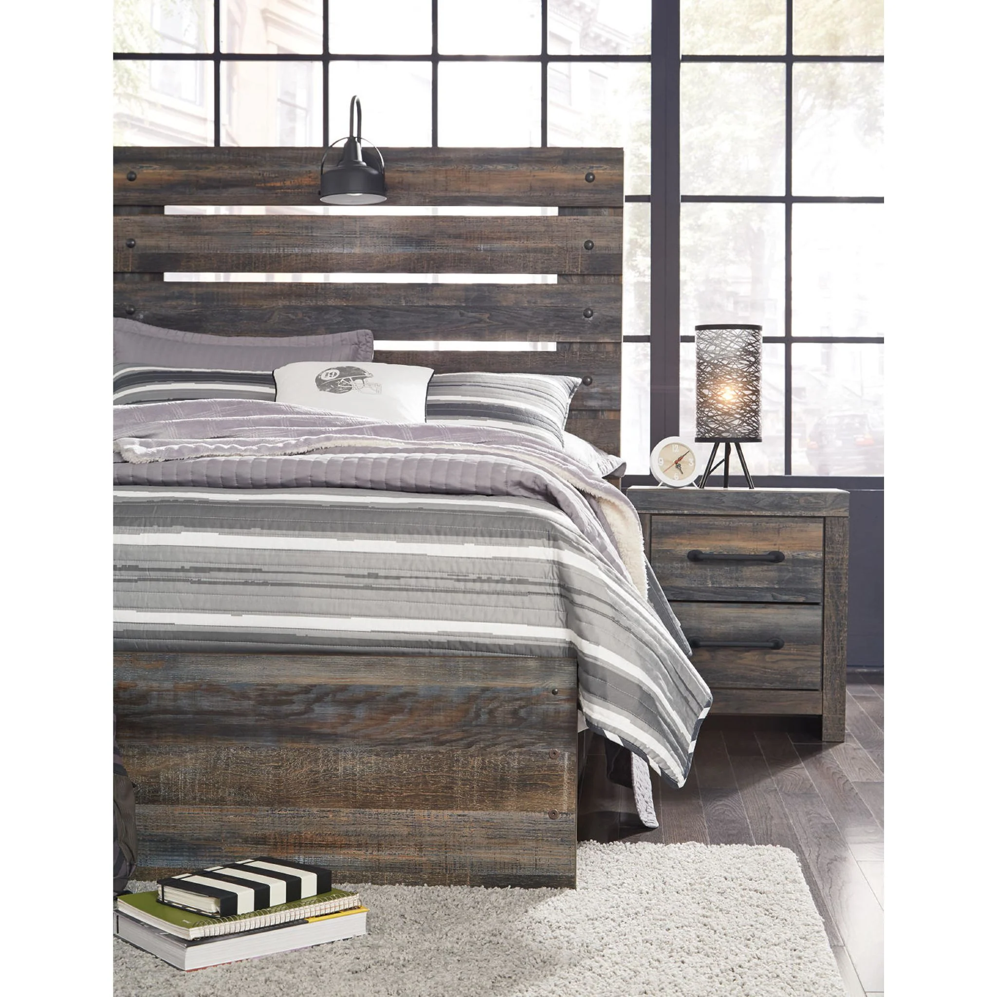 Drystan Panel Bed - Multi - Image 27