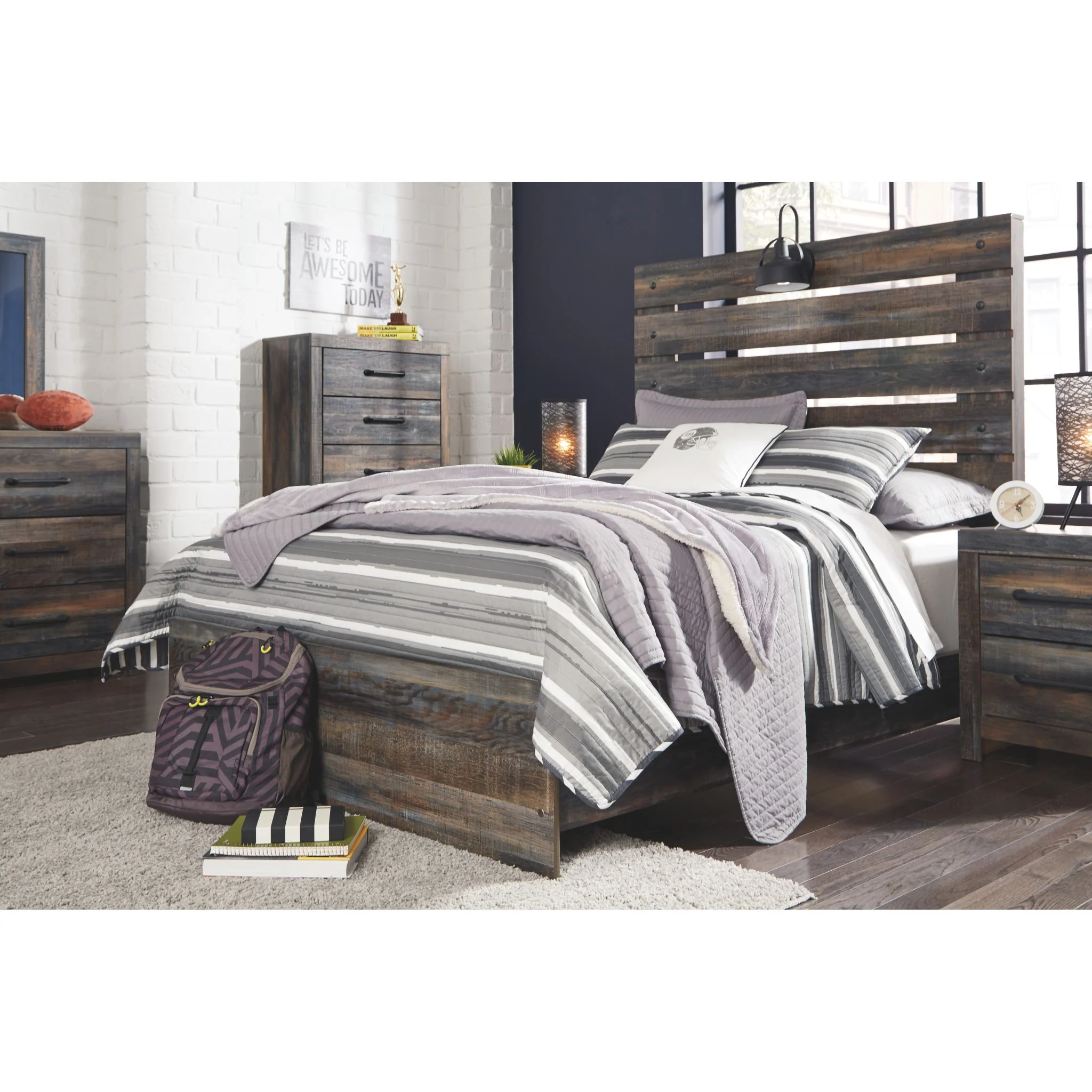 Drystan Panel Bed - Multi - Image 33