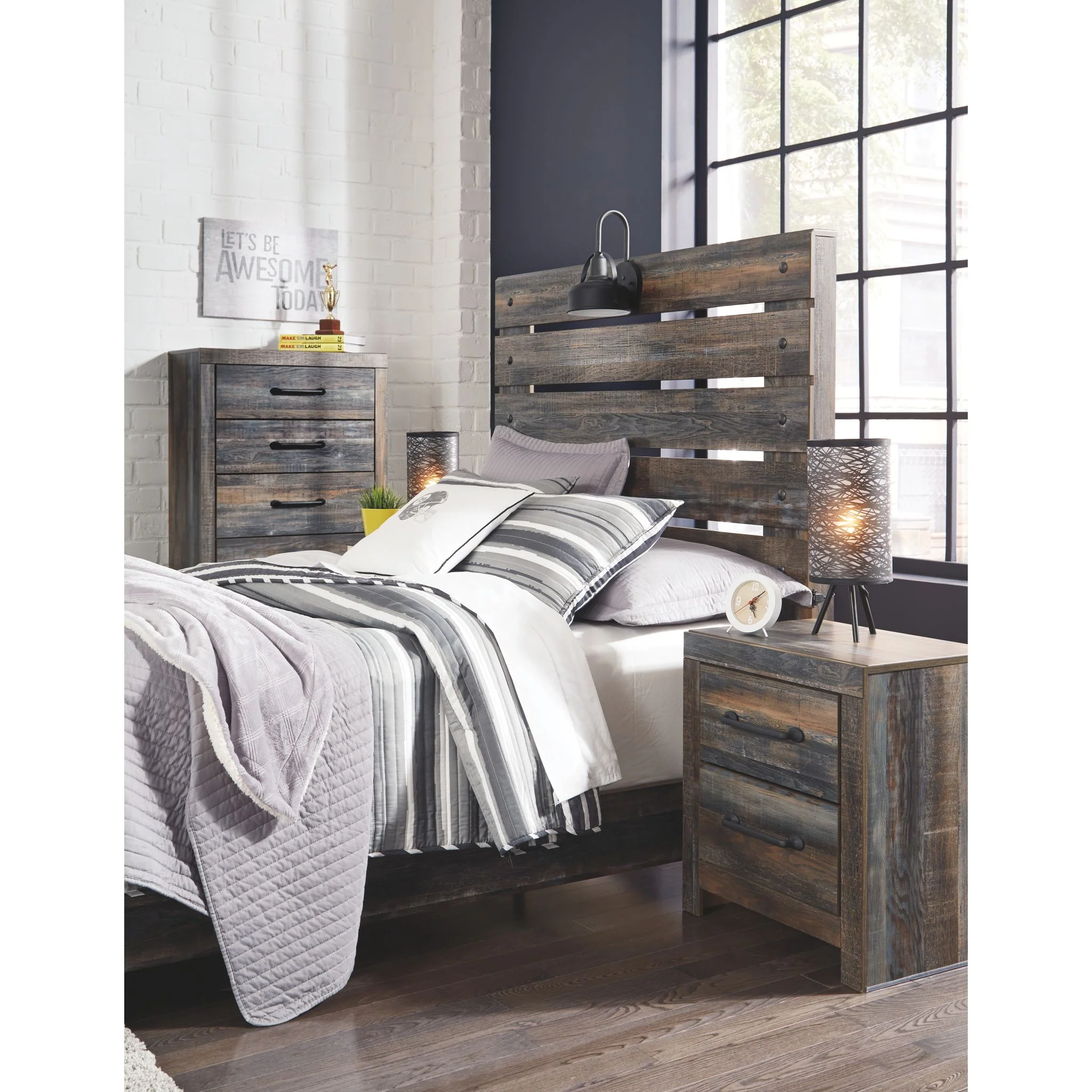 Drystan Panel Bed - Multi - Image 37