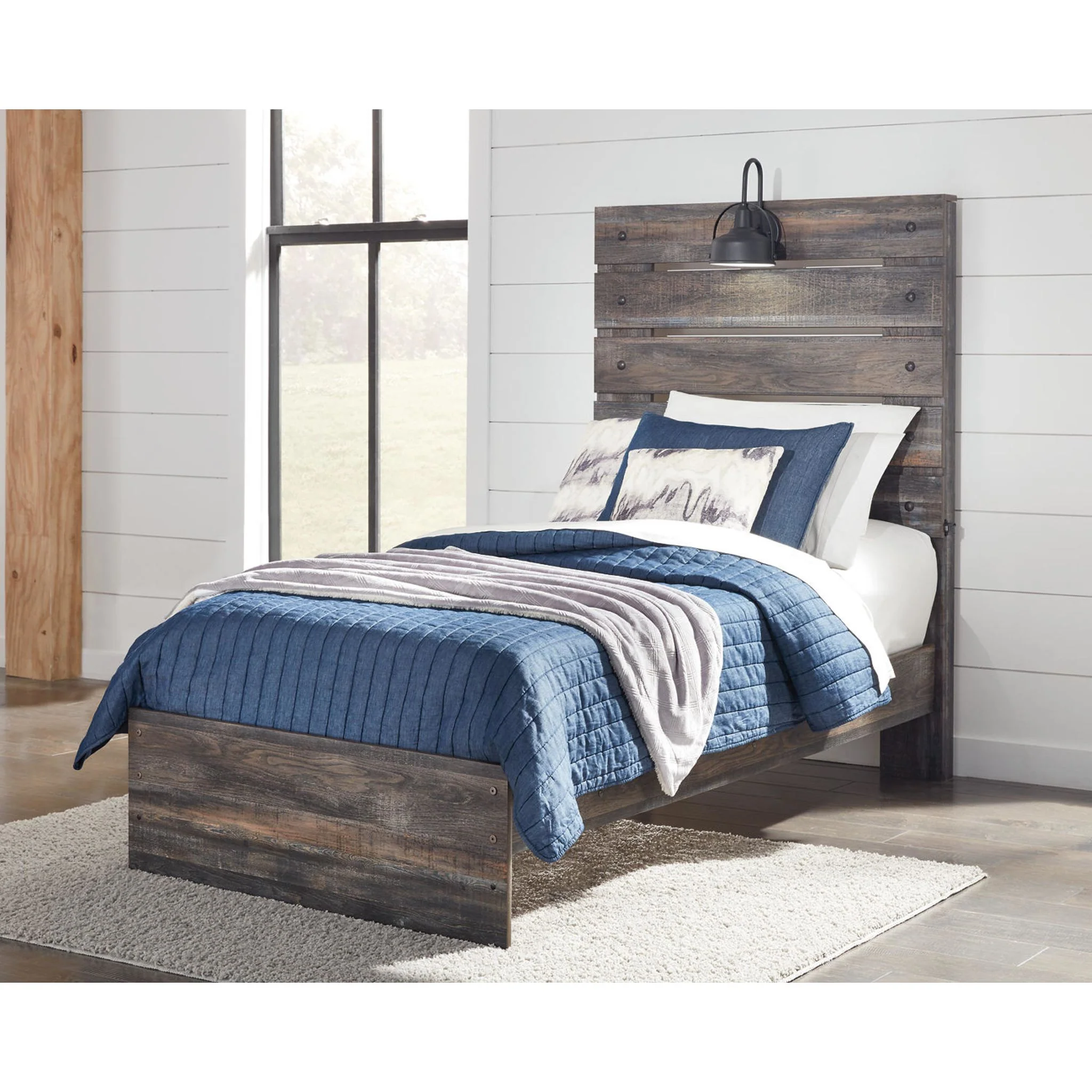 Drystan Panel Bed - Multi - Image 9