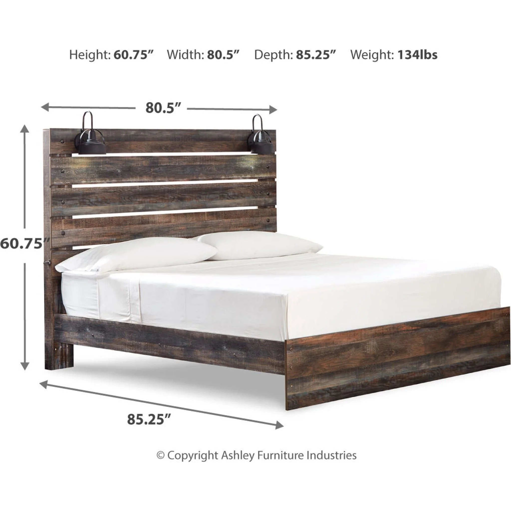 Drystan Panel Bed - Multi - Image 15