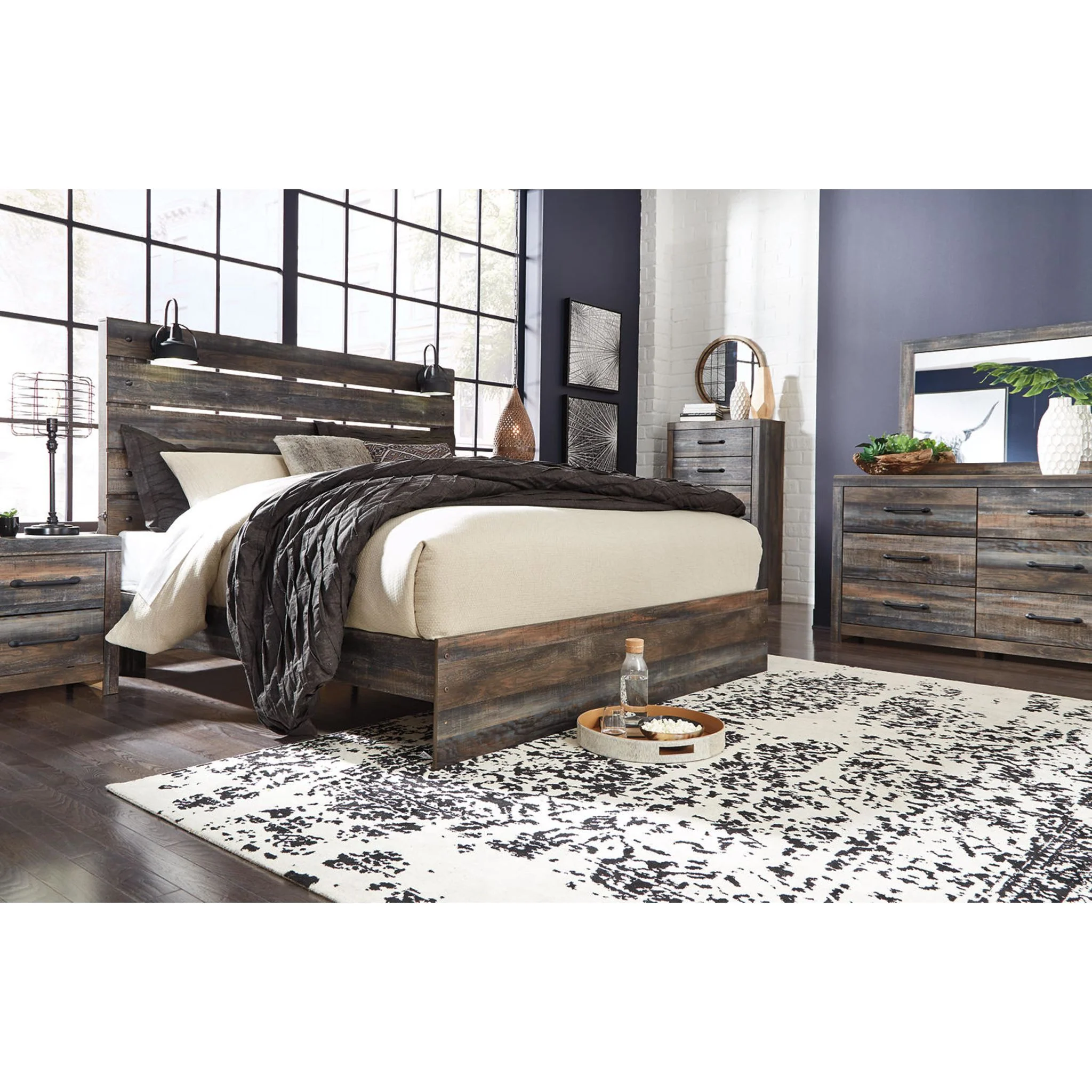 Drystan Panel Bed - Multi - Image 17