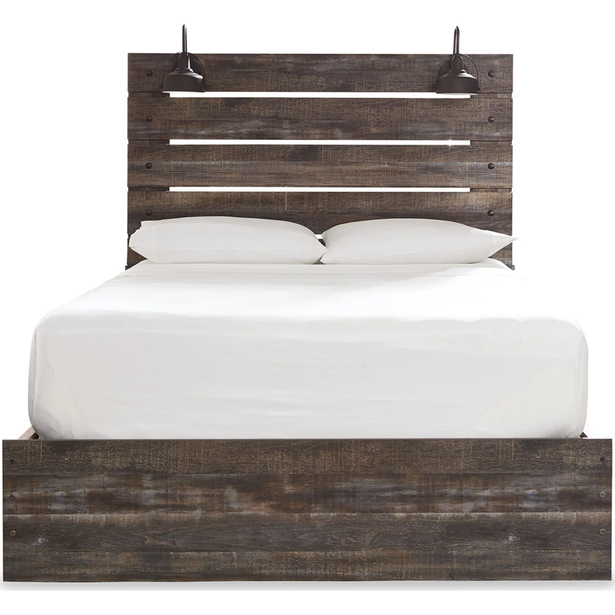 Drystan Panel Bed with 2 Drawer Storage - Multi - Image 8