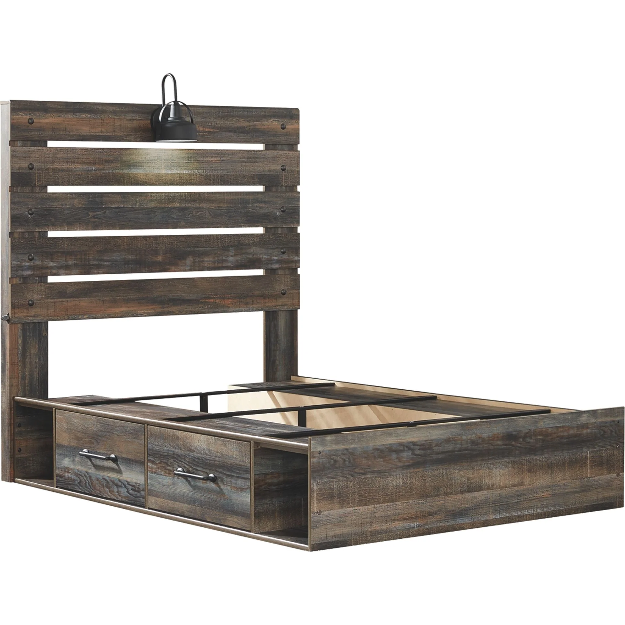 Drystan Panel Bed with 2 Drawer Storage - Multi - Image 33