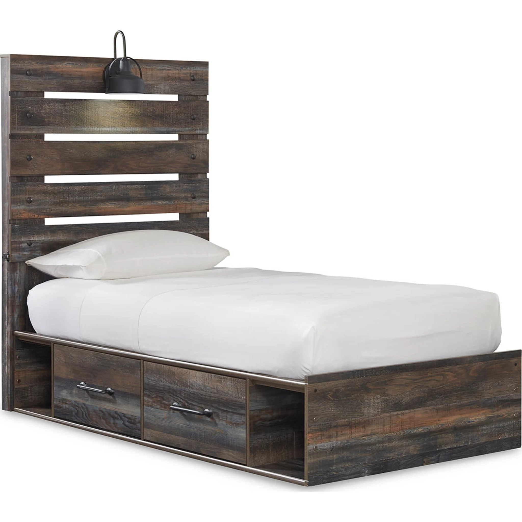 Drystan Panel Bed with 2 Drawer Storage - Multi - Image 50