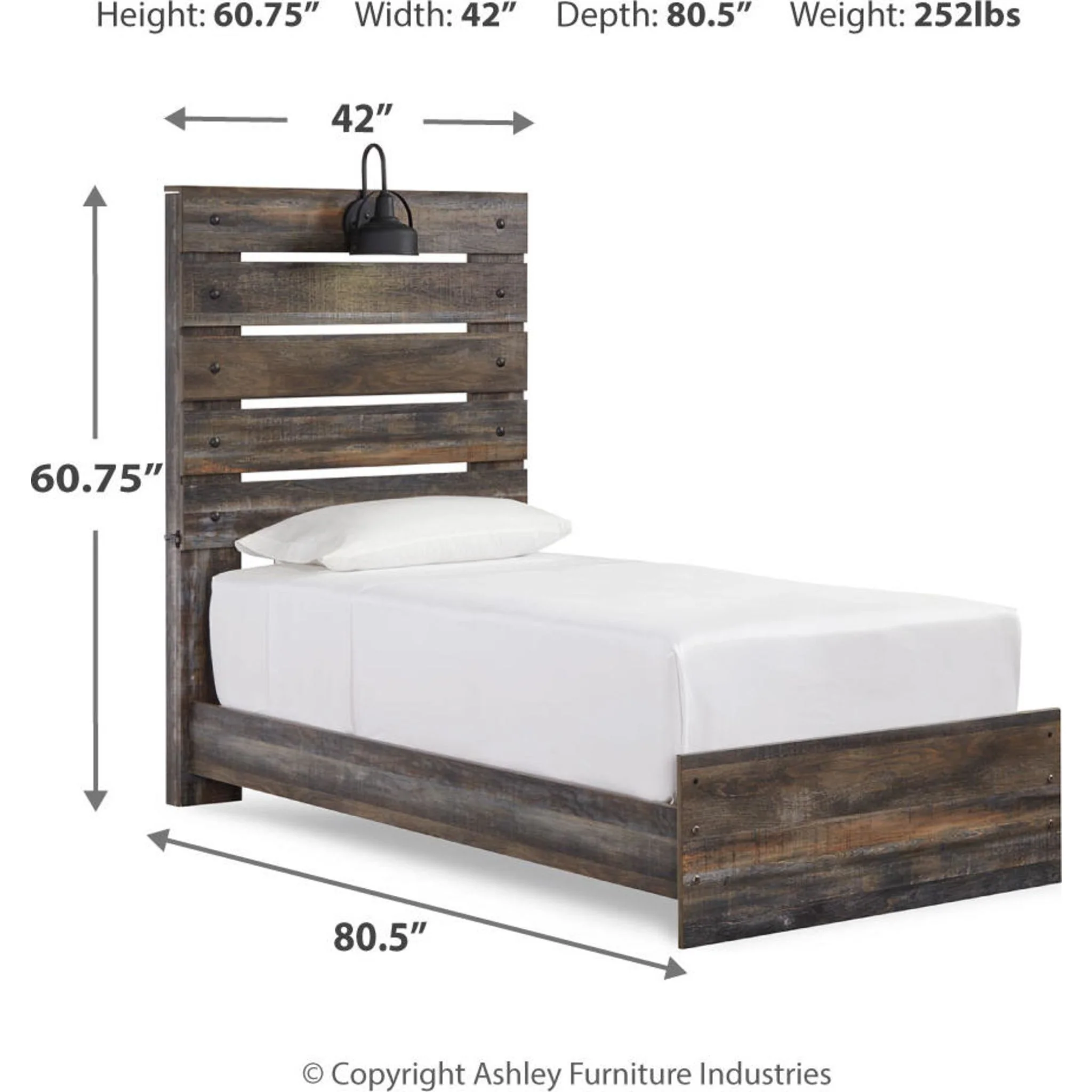 Drystan Panel Bed with 4 Drawer Storage - Multi - Image 14