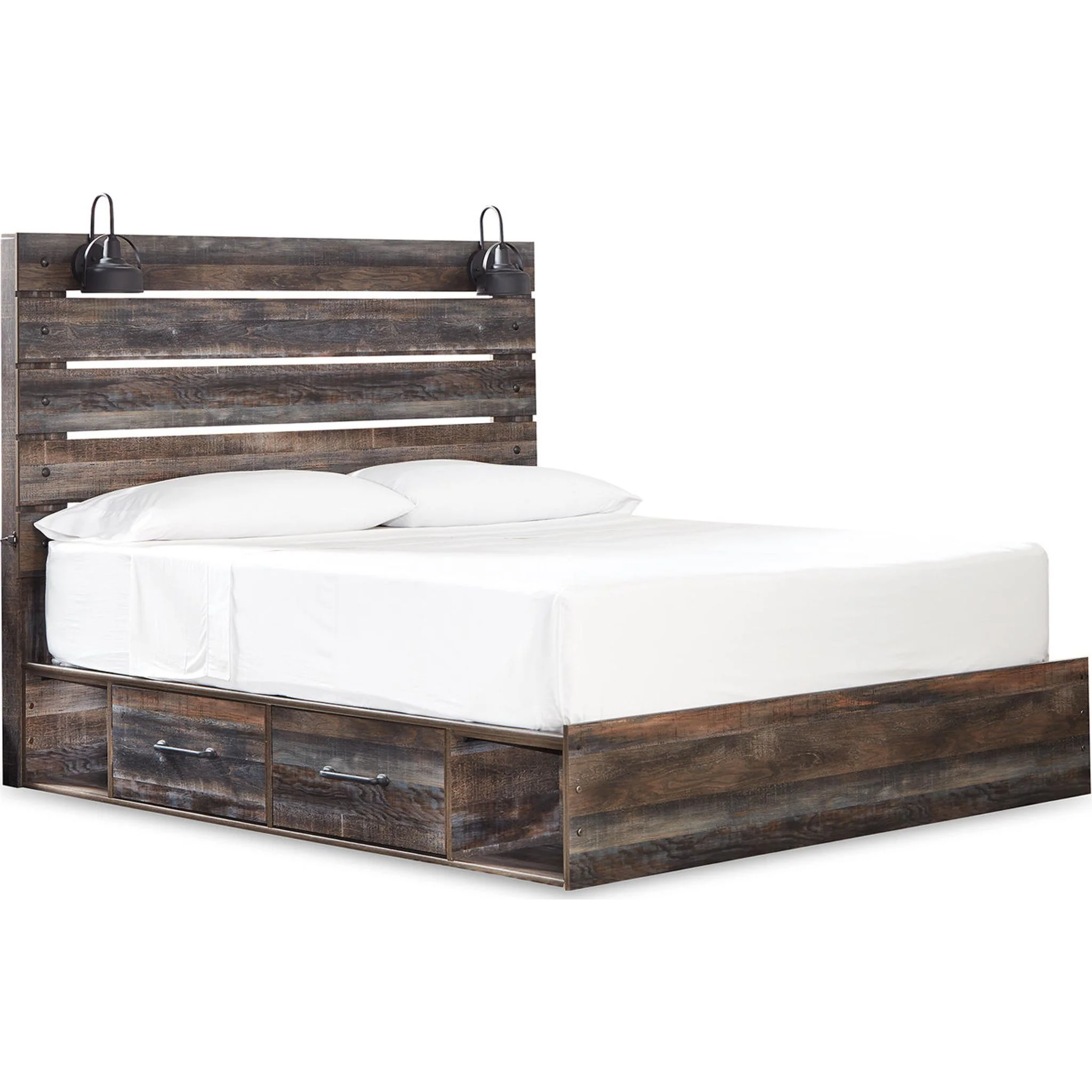 Drystan Panel Bed with 4 Drawer Storage - Multi - Image 30