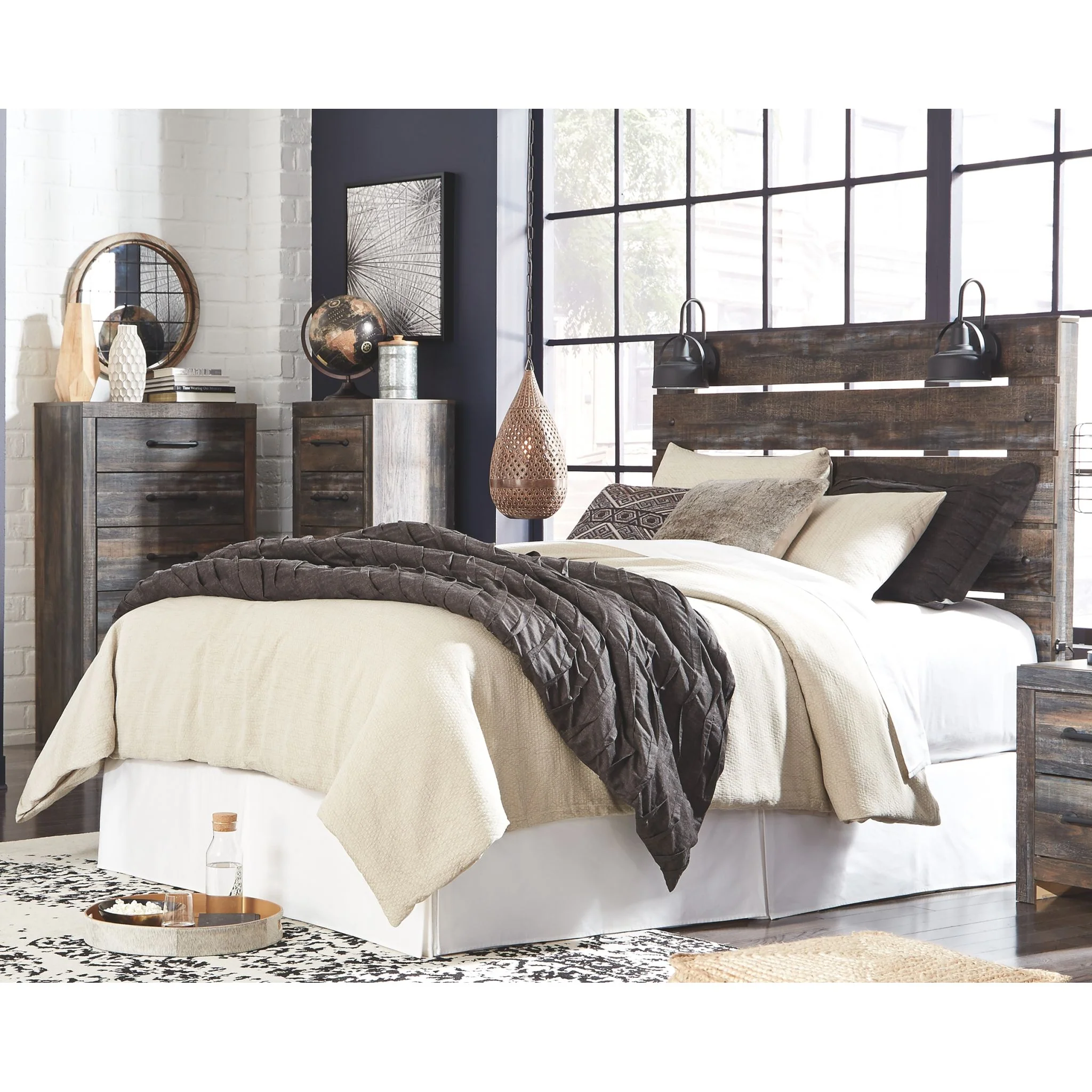 Drystan Panel Headboard - Multi - Image 2