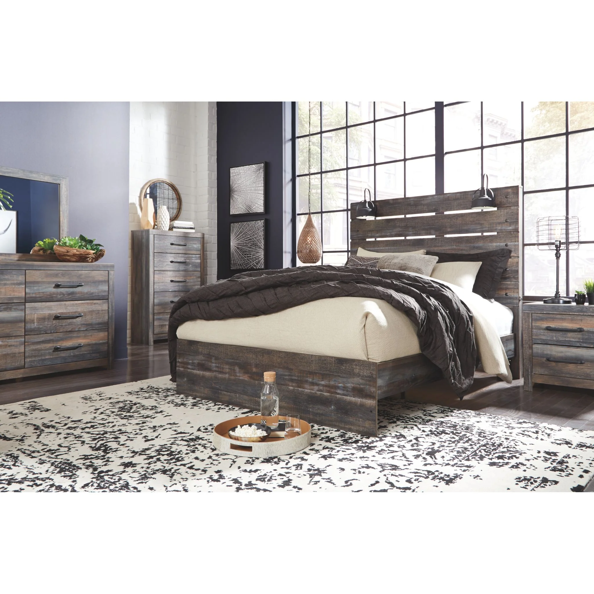 Drystan Panel Headboard - Multi - Image 5