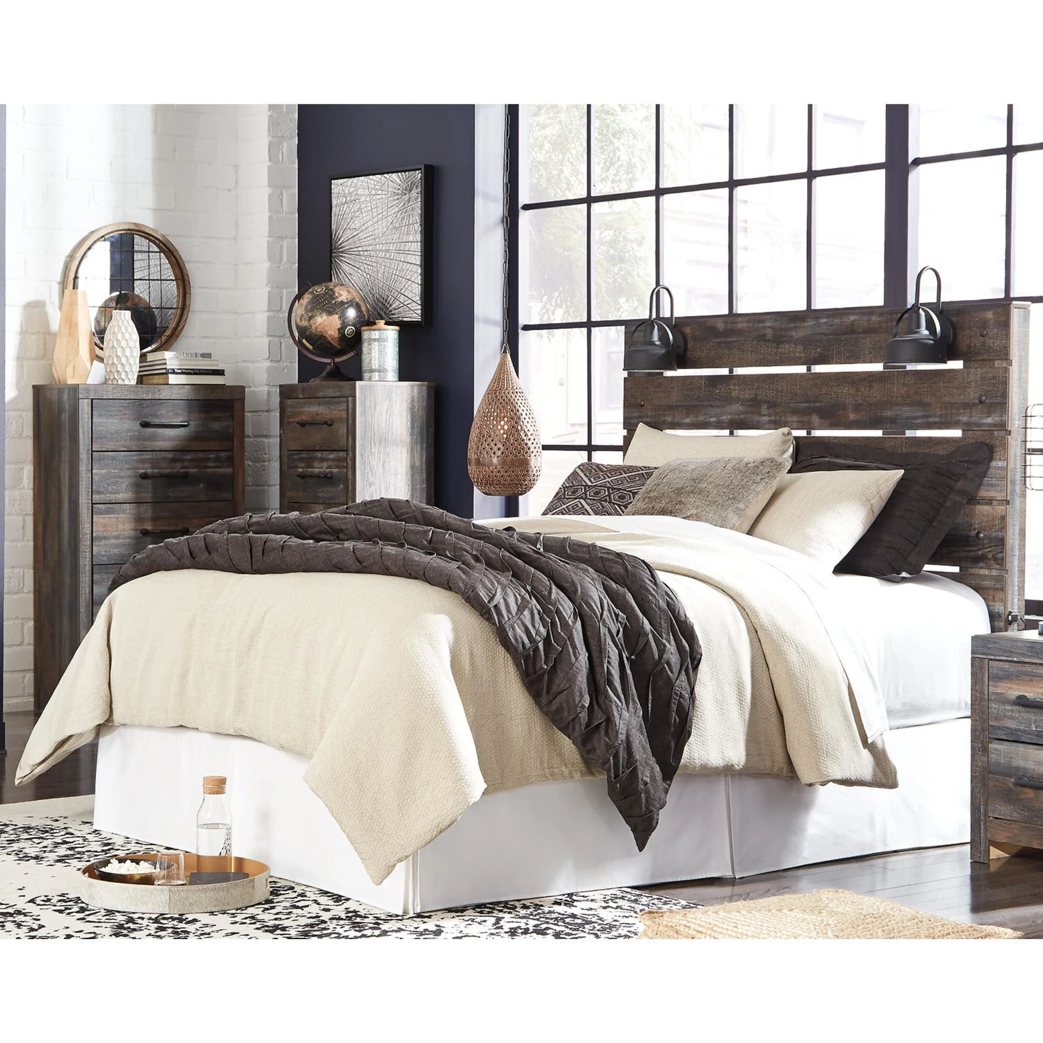 Drystan Panel Headboard - Multi - Image 8