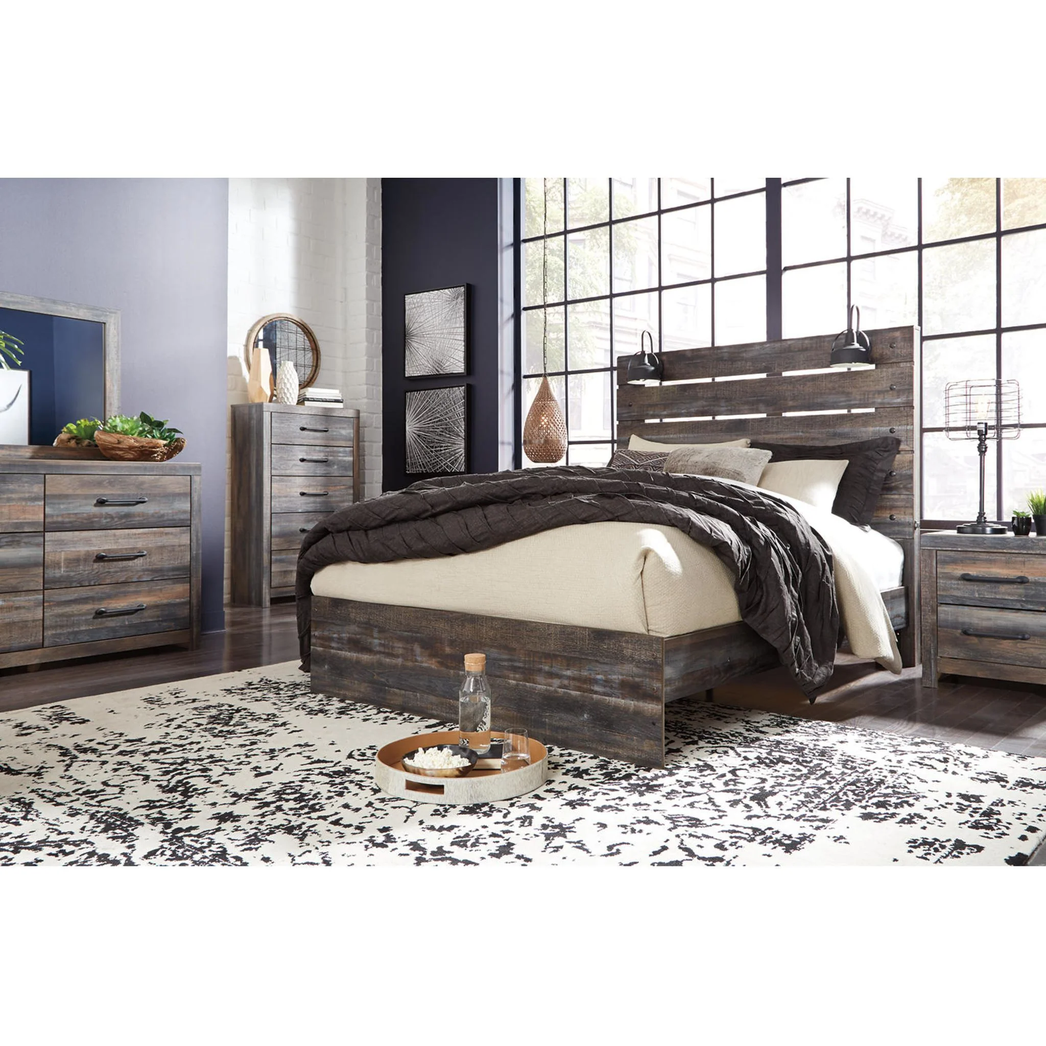 Drystan Panel Headboard - Multi - Image 9