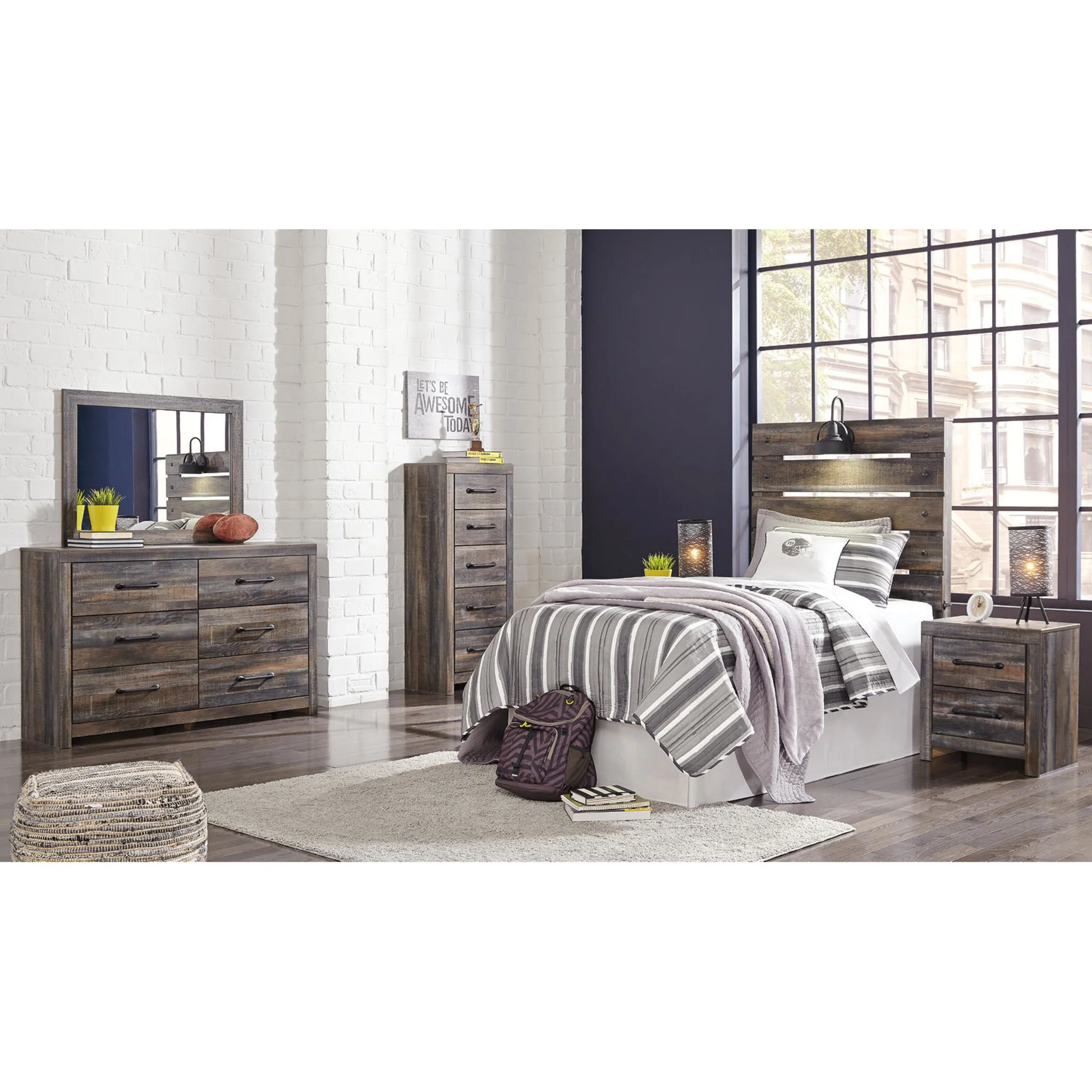 Drystan Panel Headboard - Multi - Image 6
