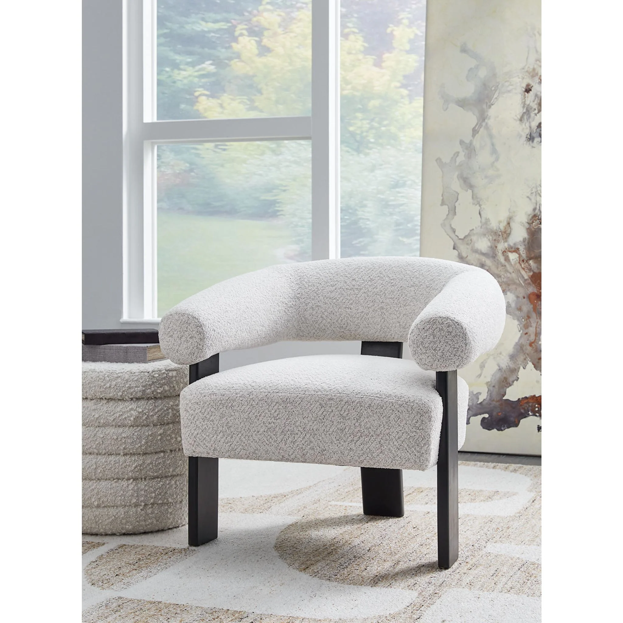 Dultish Accent Chair - Snow - Image 2