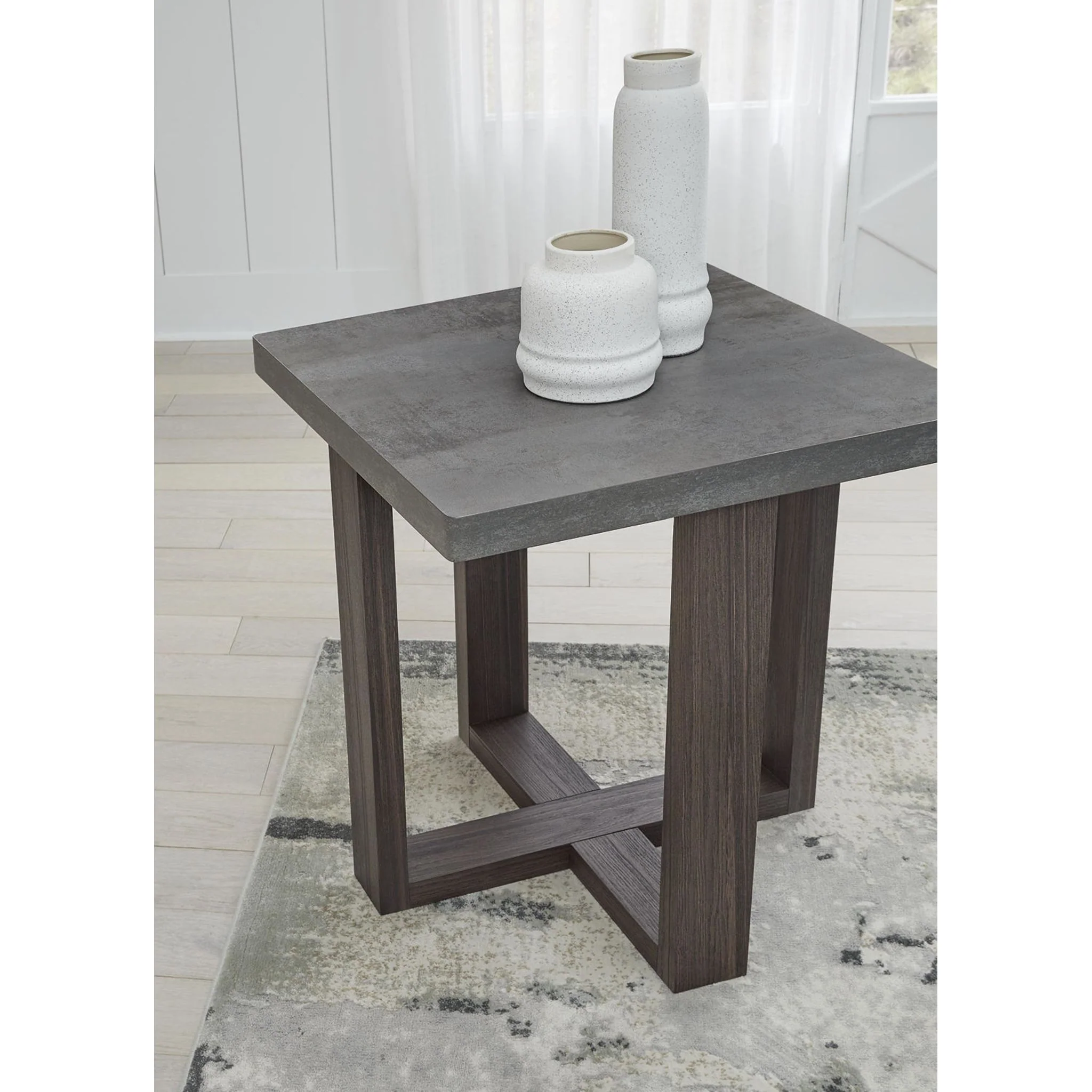Dynnford 3 Pack Tables - Gray/Brown - Image 9
