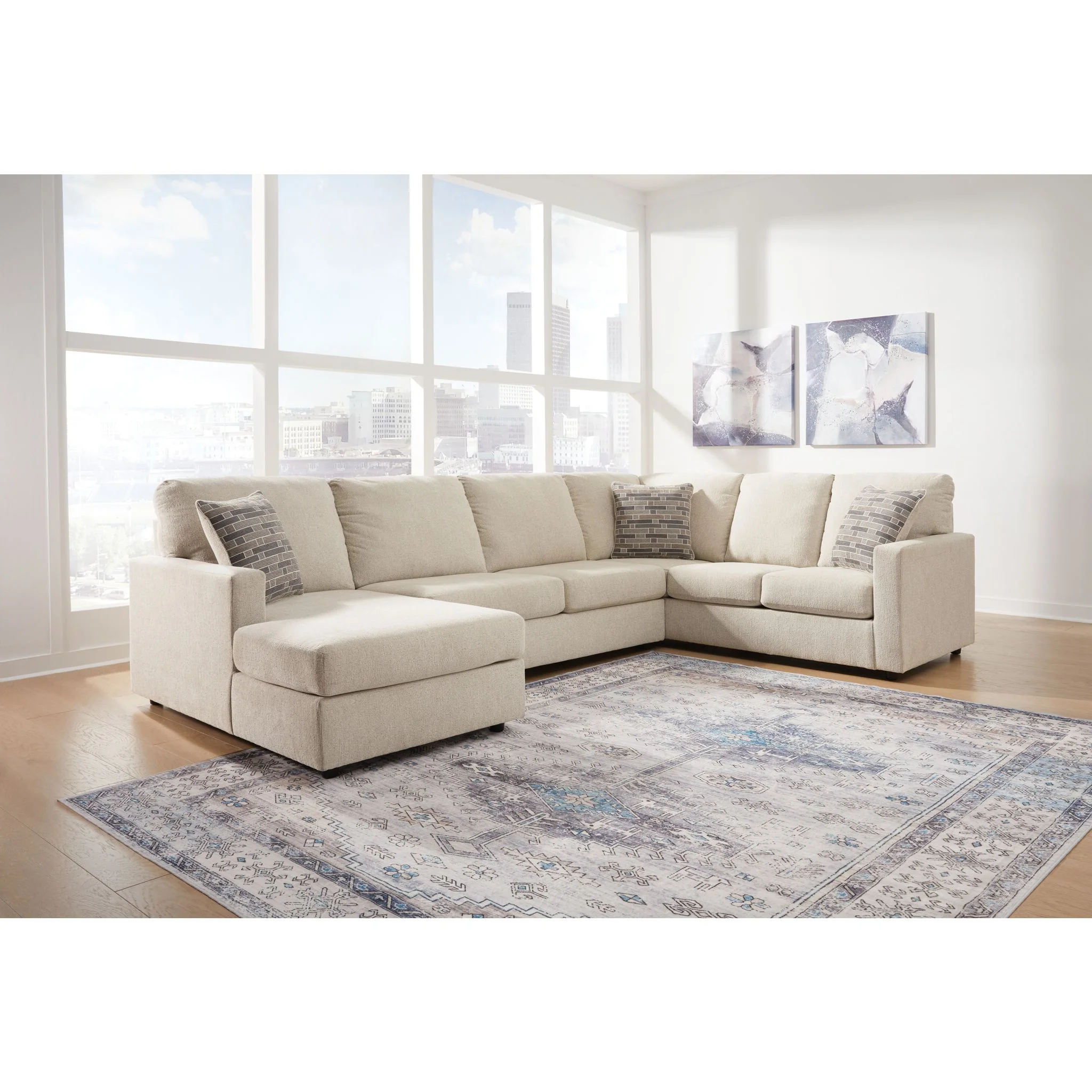 Edenfield 3 Piece Sectional with Chaise - Image 29