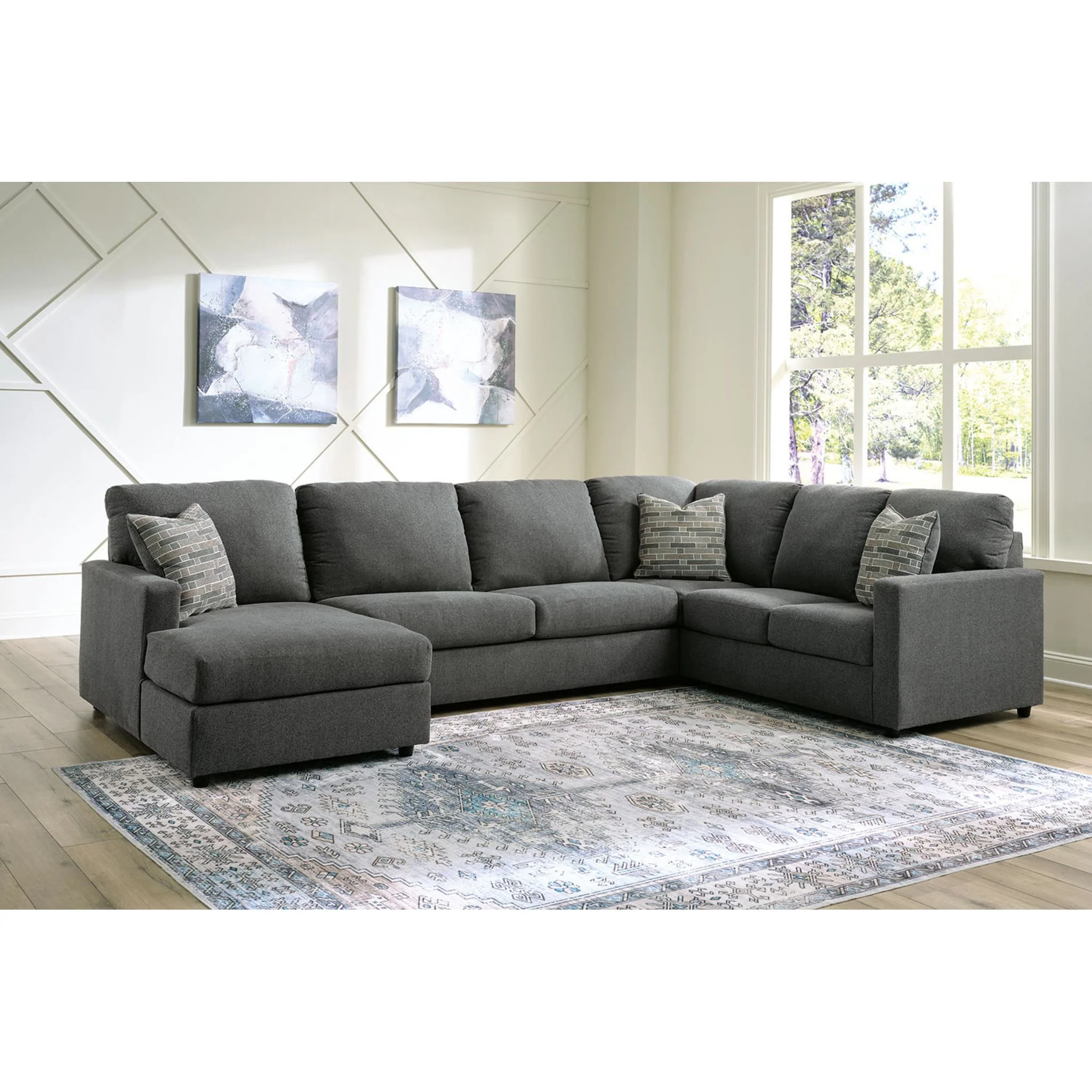 Edenfield 3 Piece Sectional with Chaise - Image 40