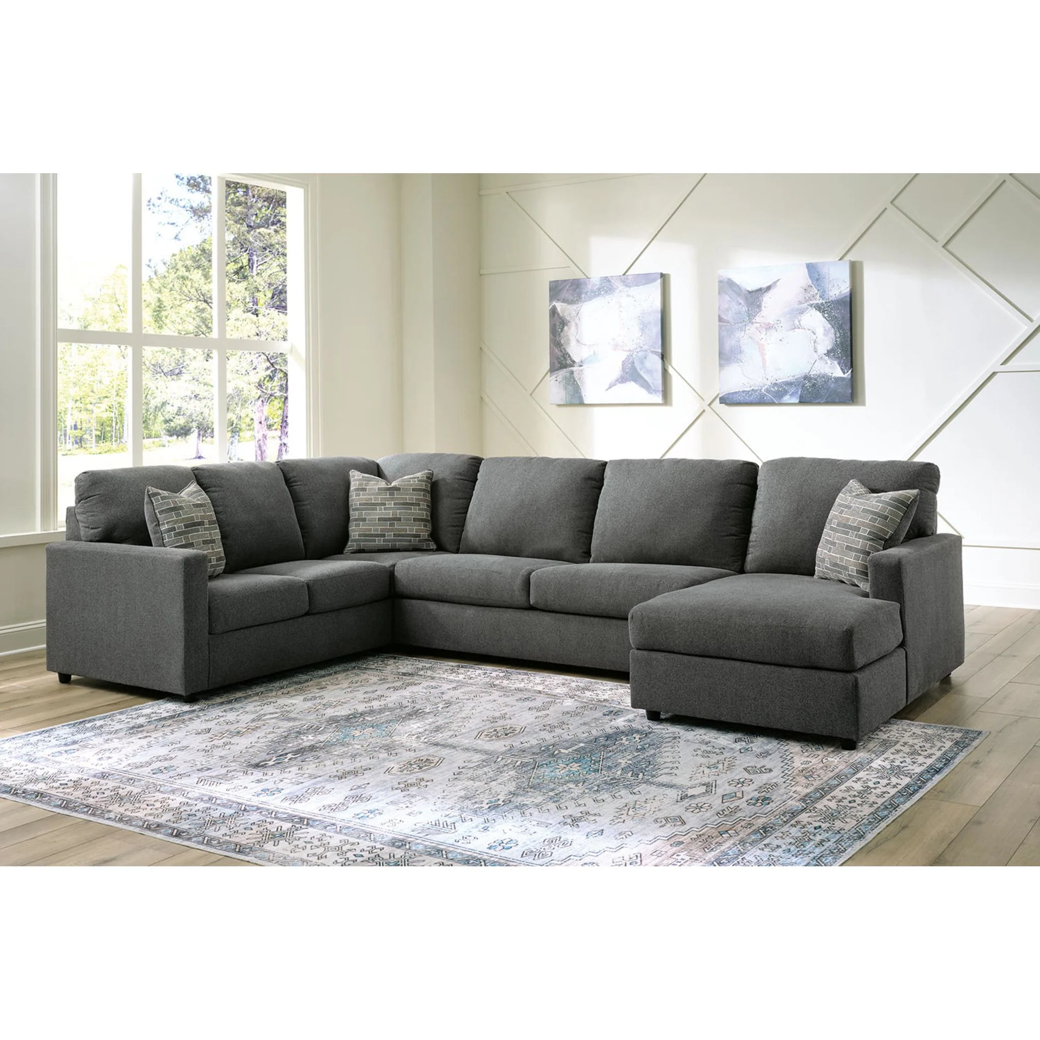 Edenfield 3 Piece Sectional with Chaise - Image 61